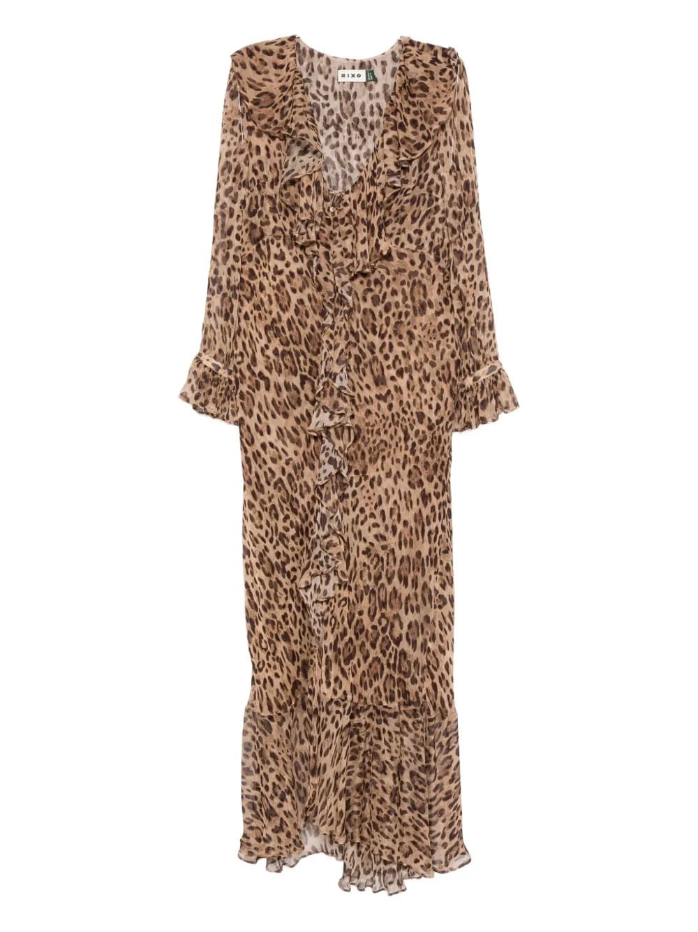 Abito midi Grayce con ruches