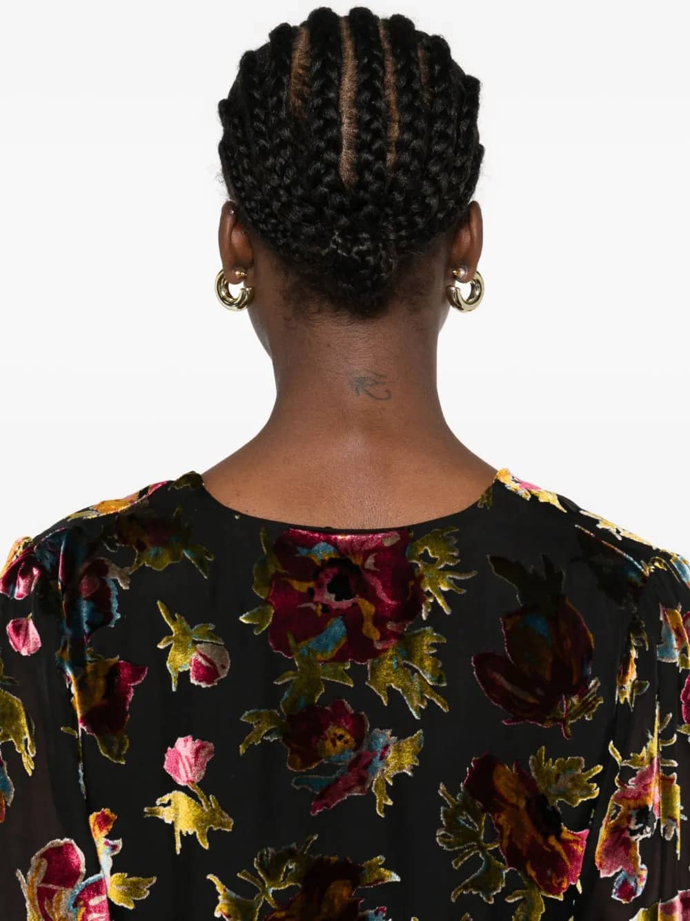 Top in velluto di seta Everlyn