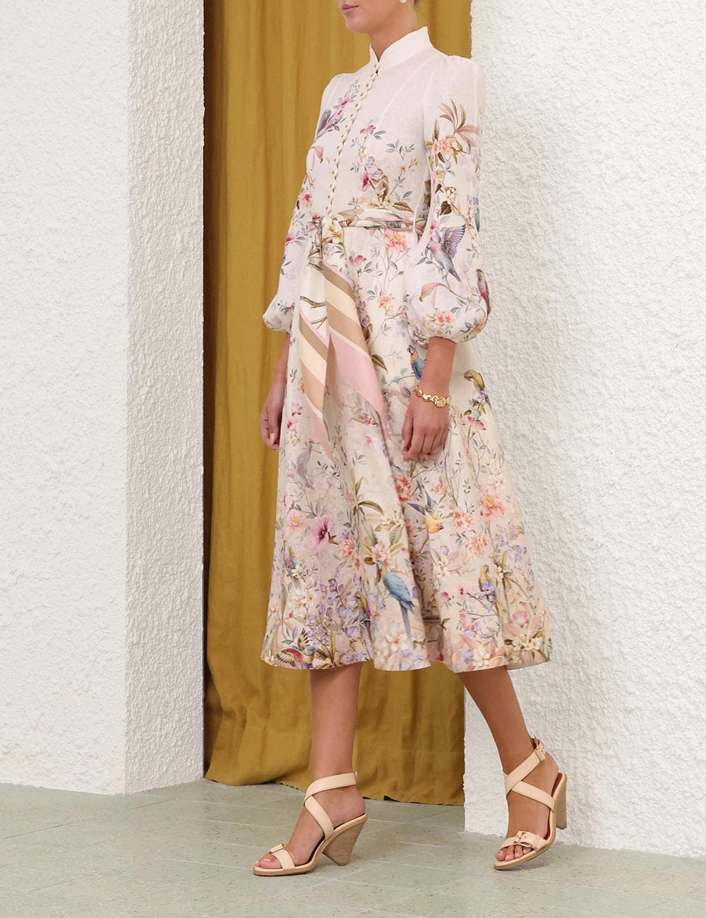 REBELLION BUTTON MIDI DRESS