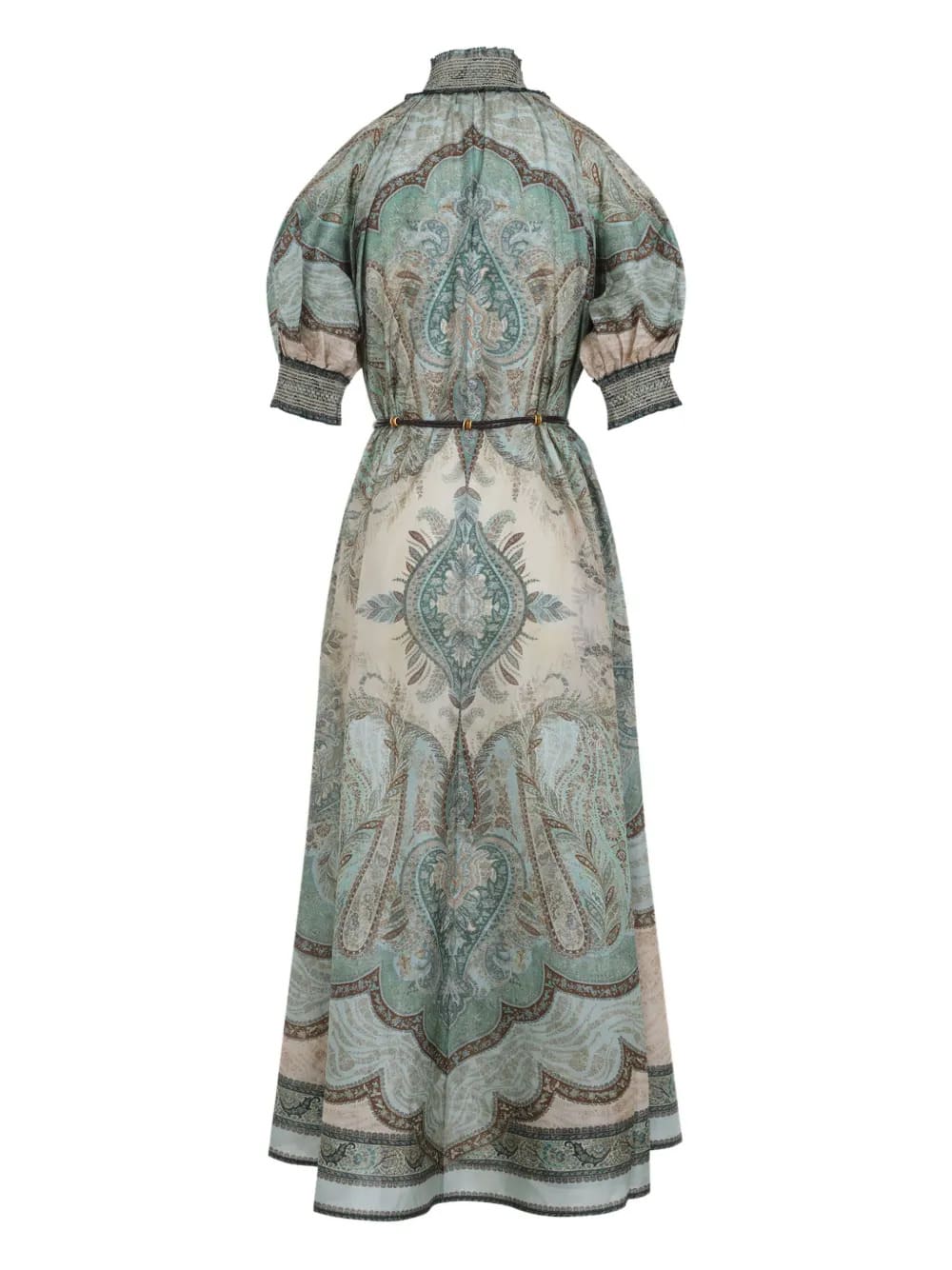 Zimmermann Wanderlust Billow Dress – Tapestry Teal Multi