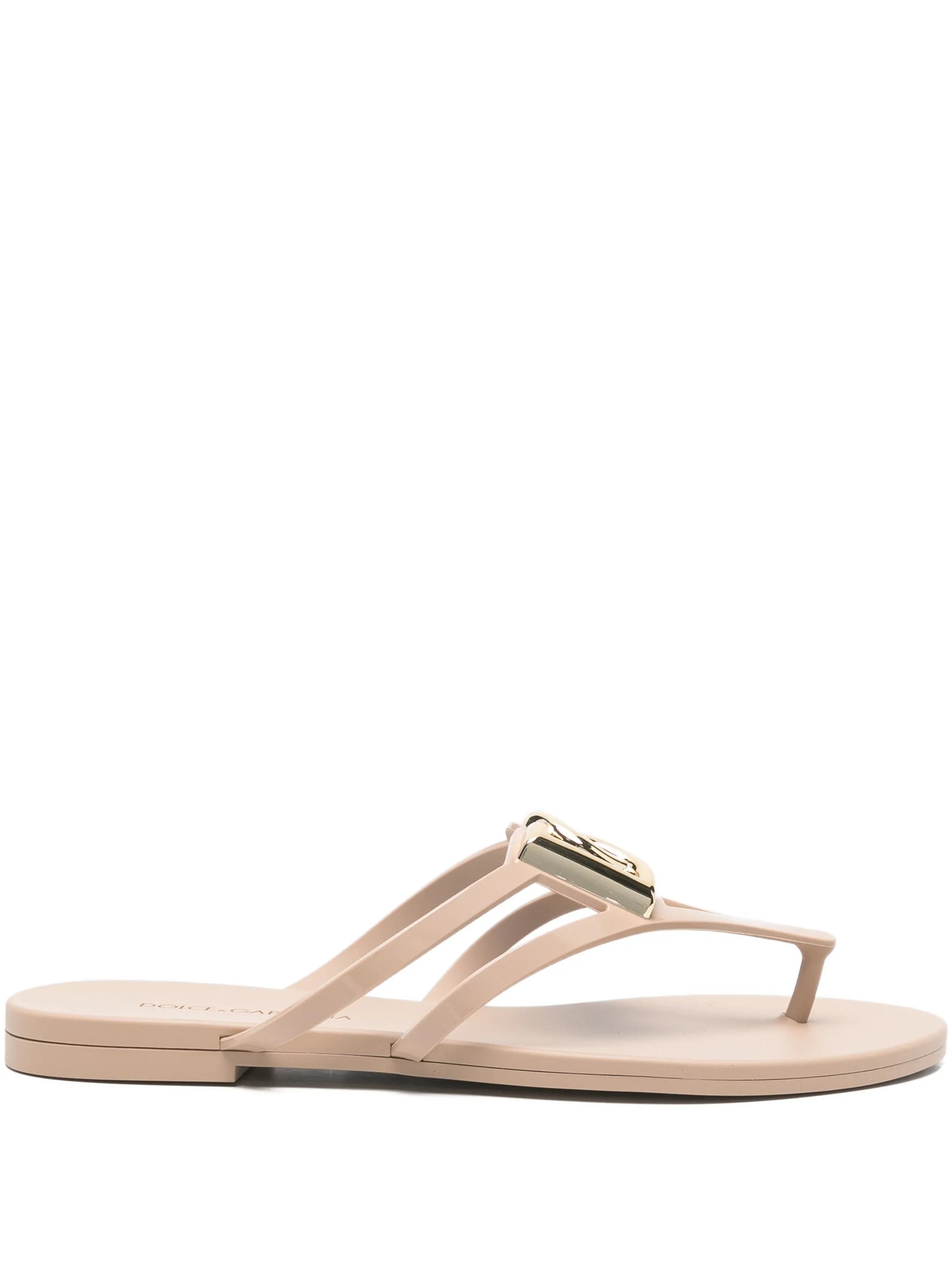 RUBBER BEACHWEAR SLIDES WITH LOGO