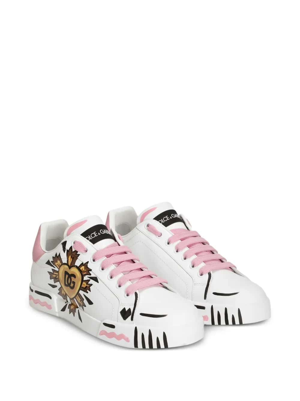 Sneaker Portofino Light Strobel in Pelle di Vitello Nappata - Multicolore