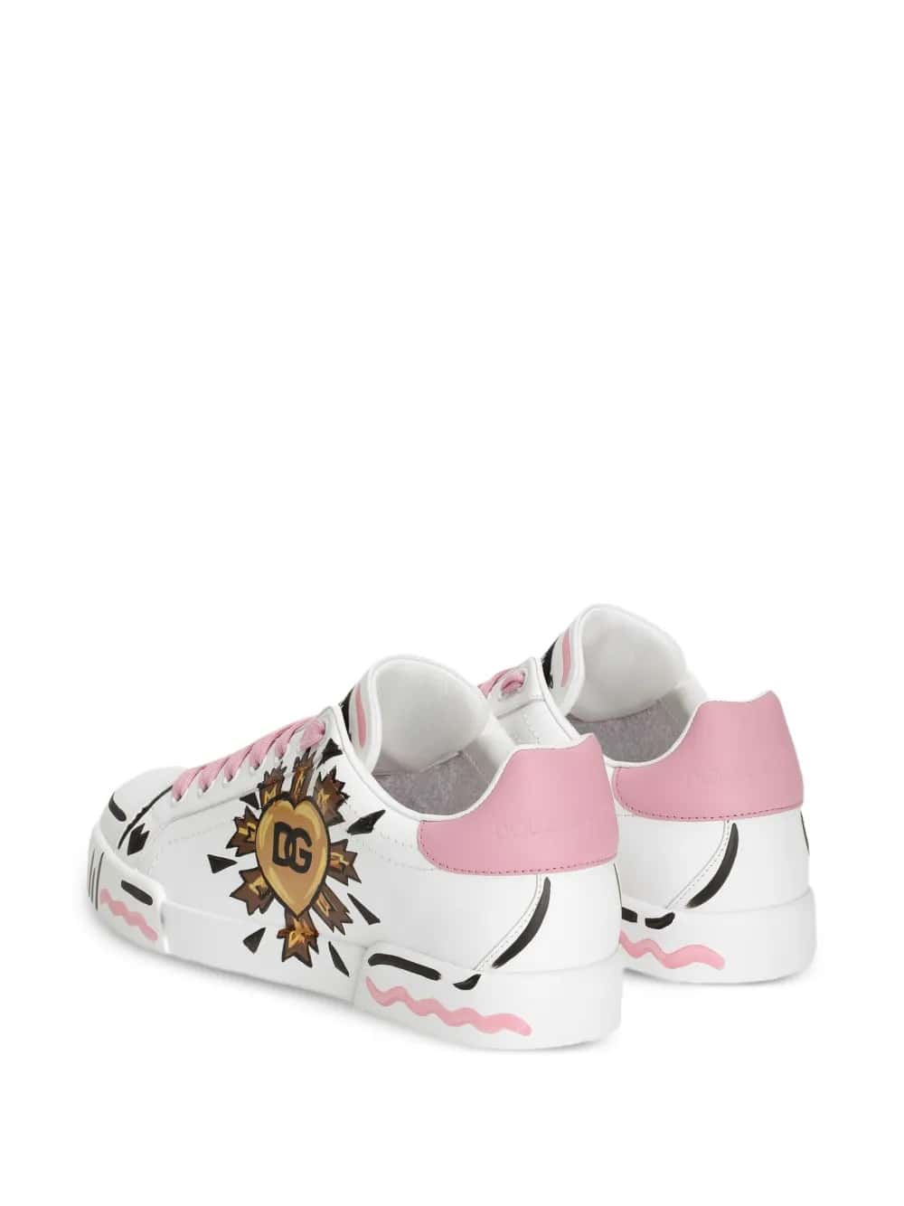 Sneaker Portofino Light Strobel in Pelle di Vitello Nappata - Multicolore