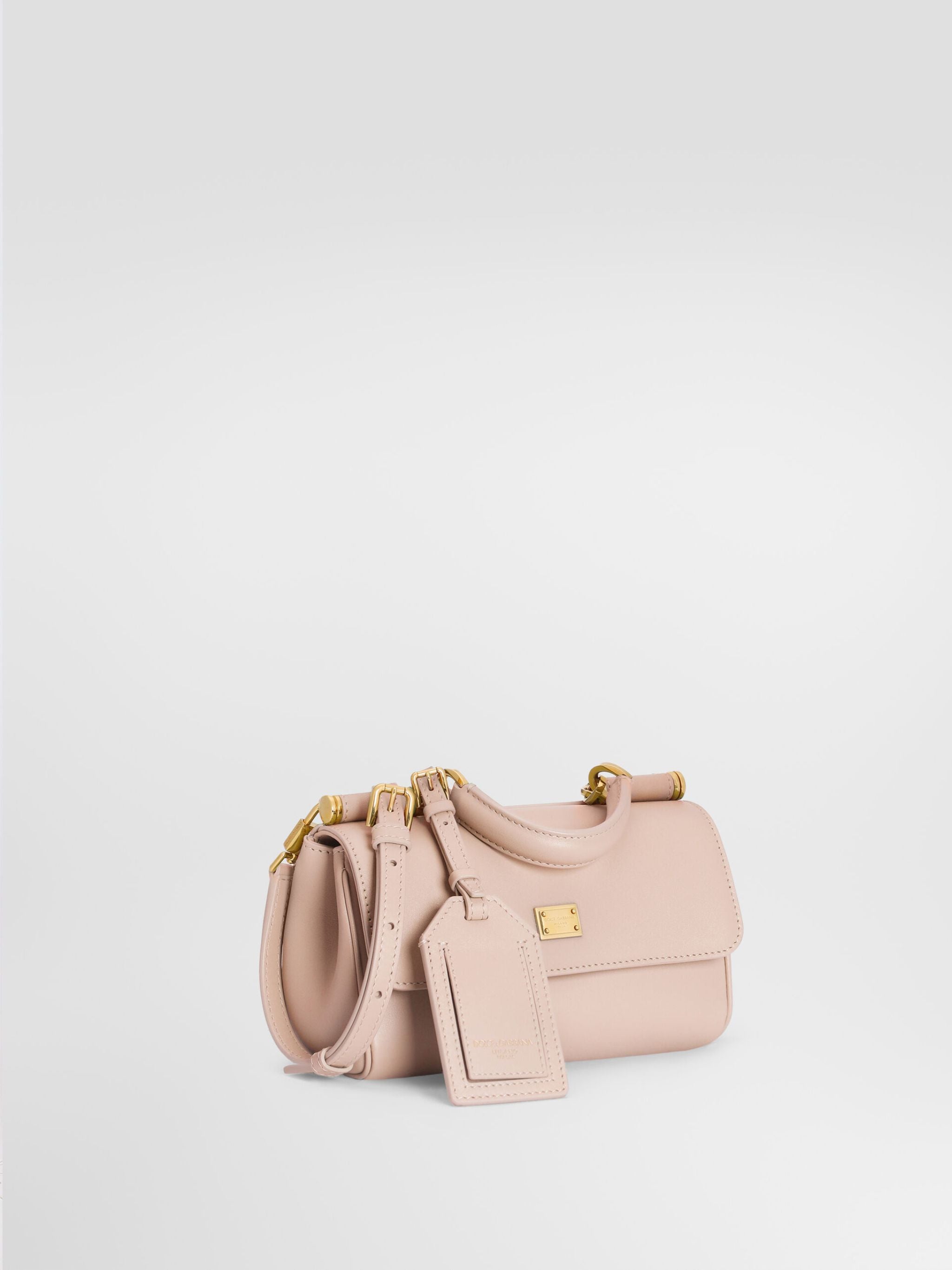 Borsa a mano My Sicily mini in pelle di vitello