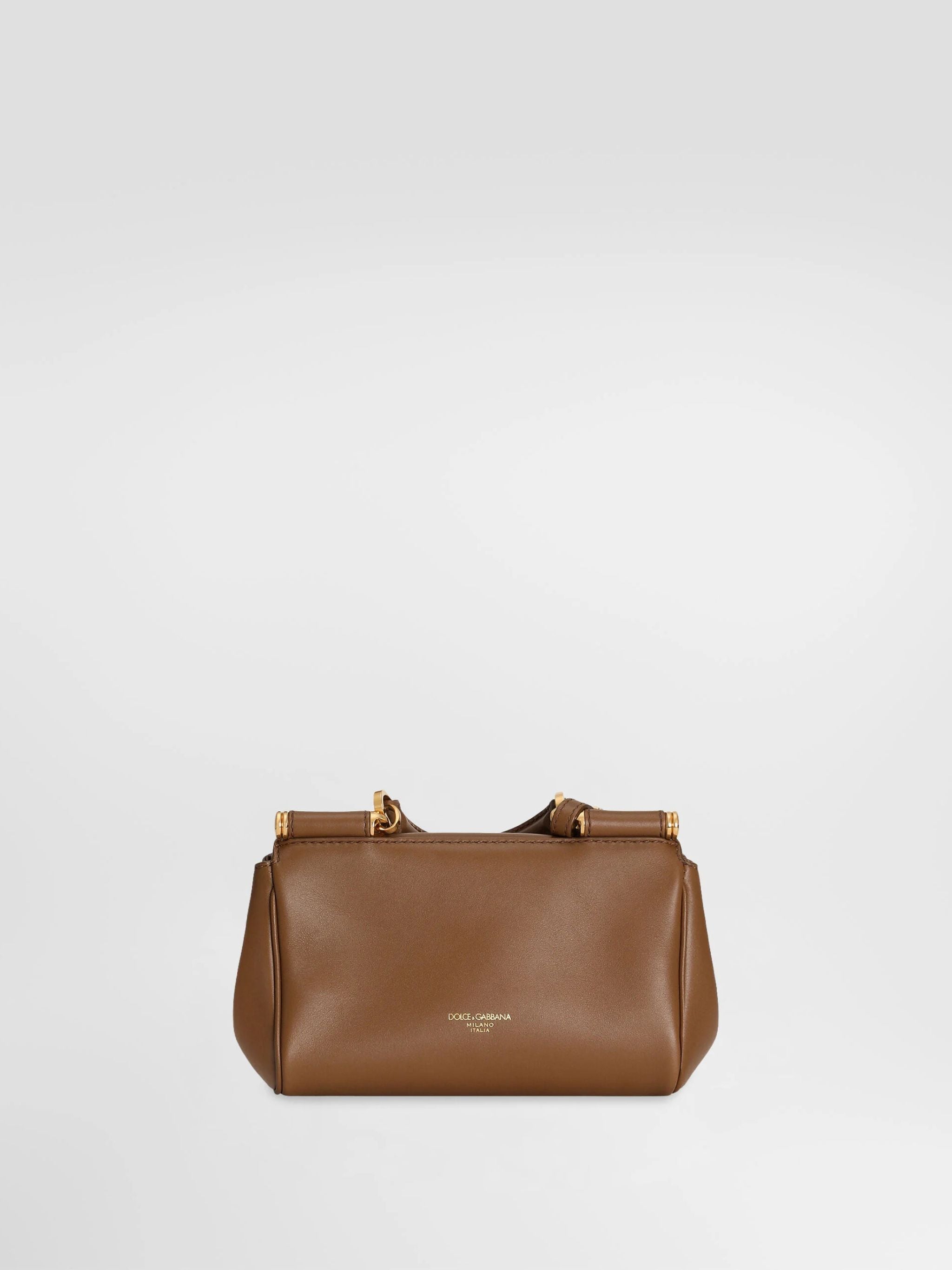 Borsa a mano My Sicily mini in pelle di vitello plongé