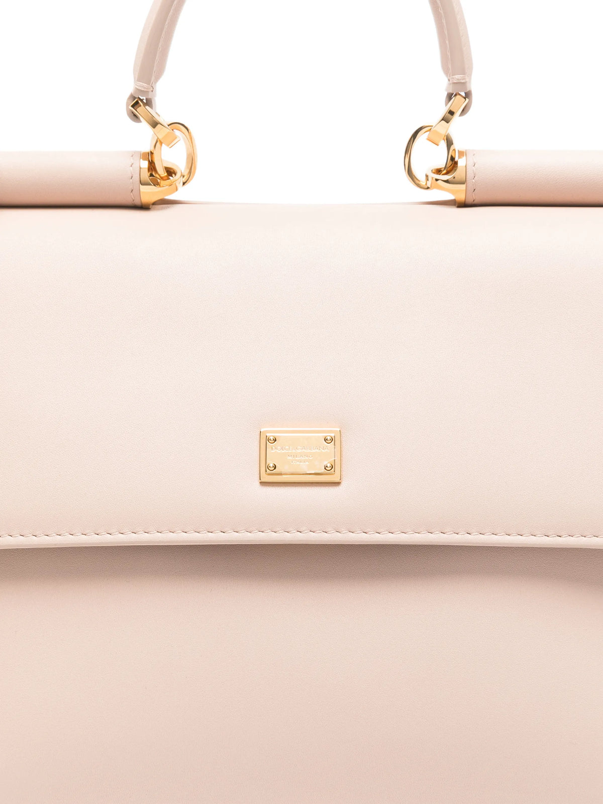 SMALL MY SICILY TOP HANDLE BAG IN PLONGÉ CALFSKIN
