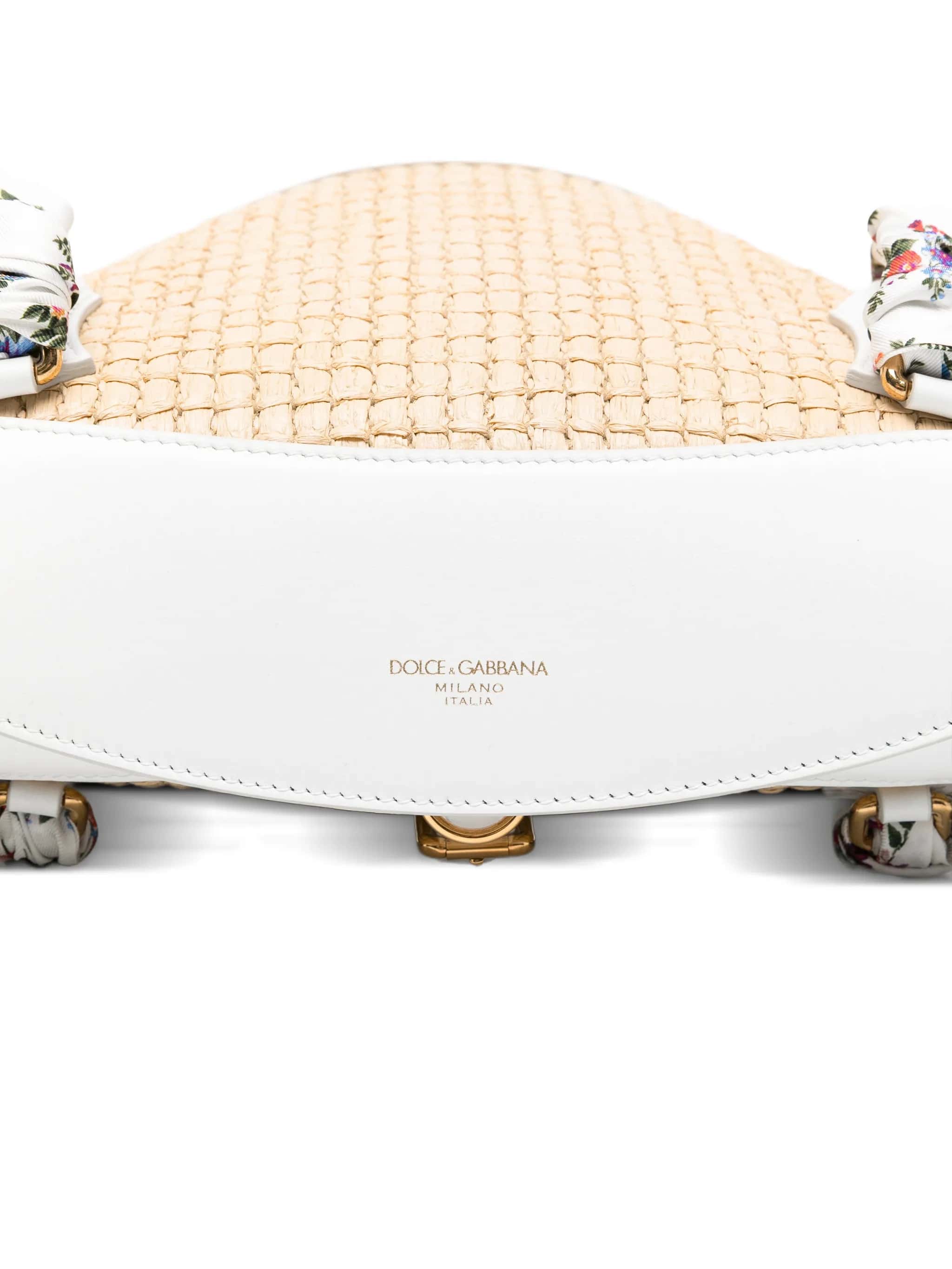Borsa tote con manico floreale