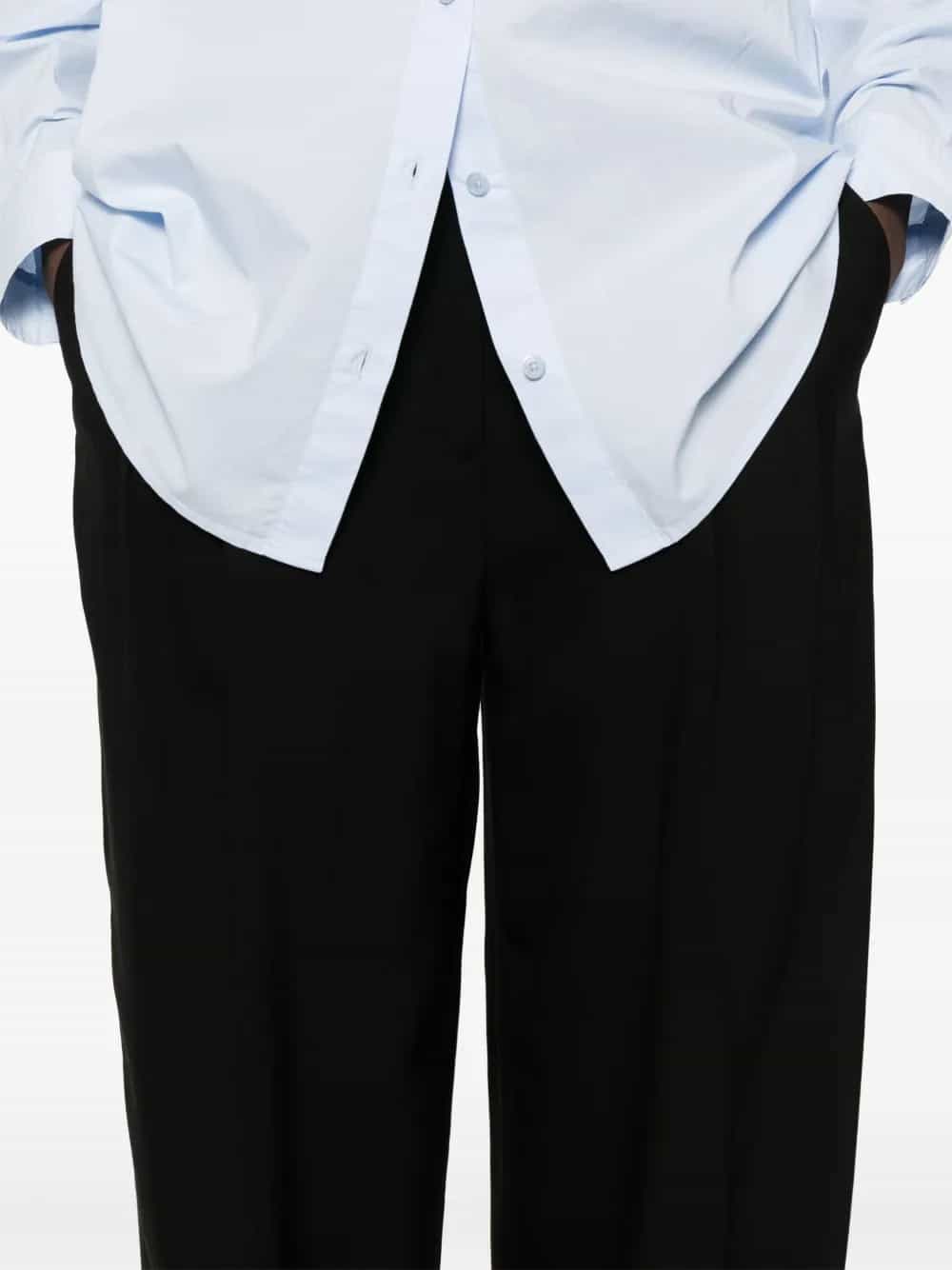DOUBLE PLEAT FLUID TROUSERS