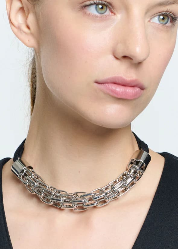 GRID CHAIN NECLACE WRIB