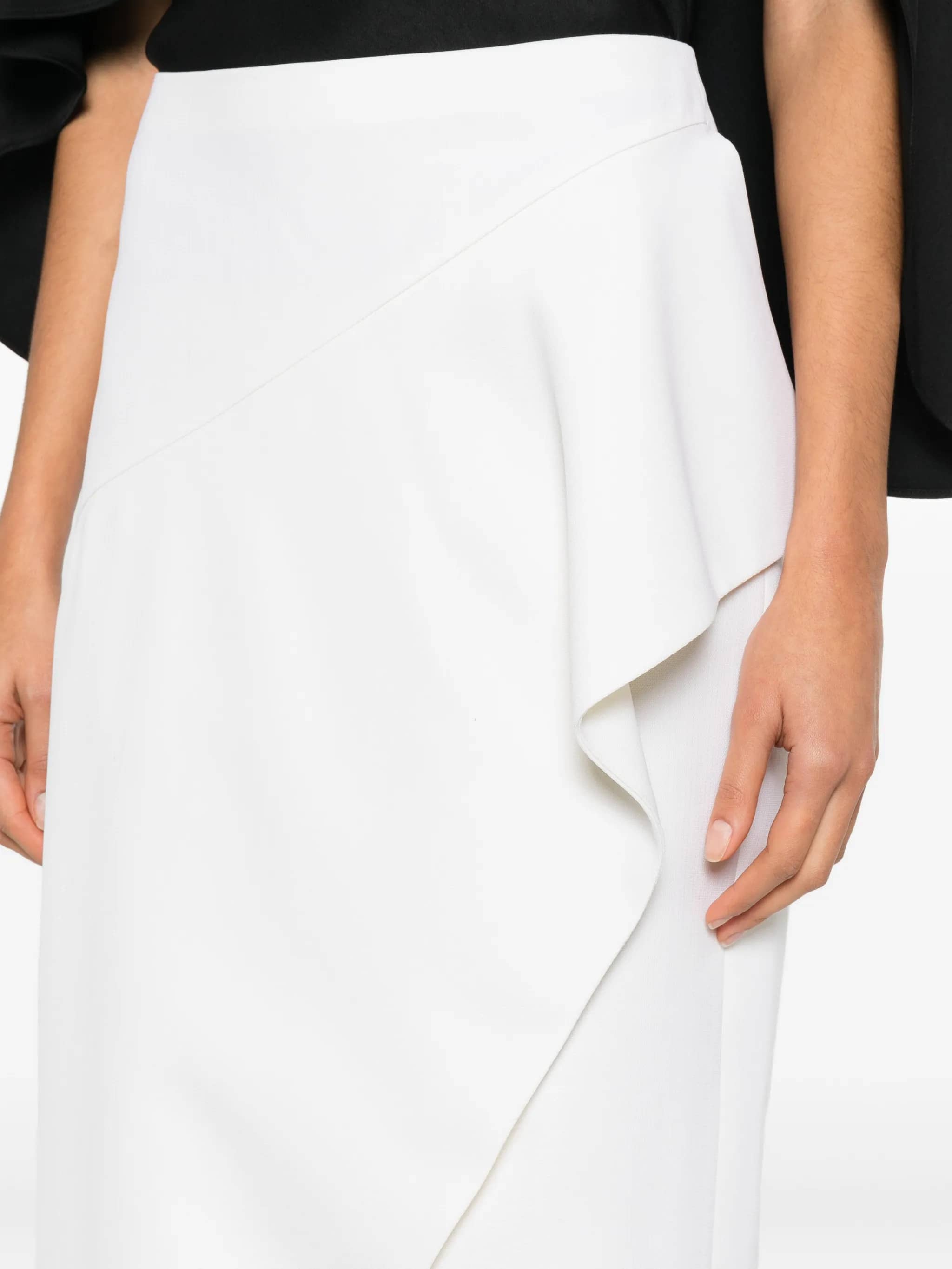 Gonna midi con spacchi arricciati Jaia