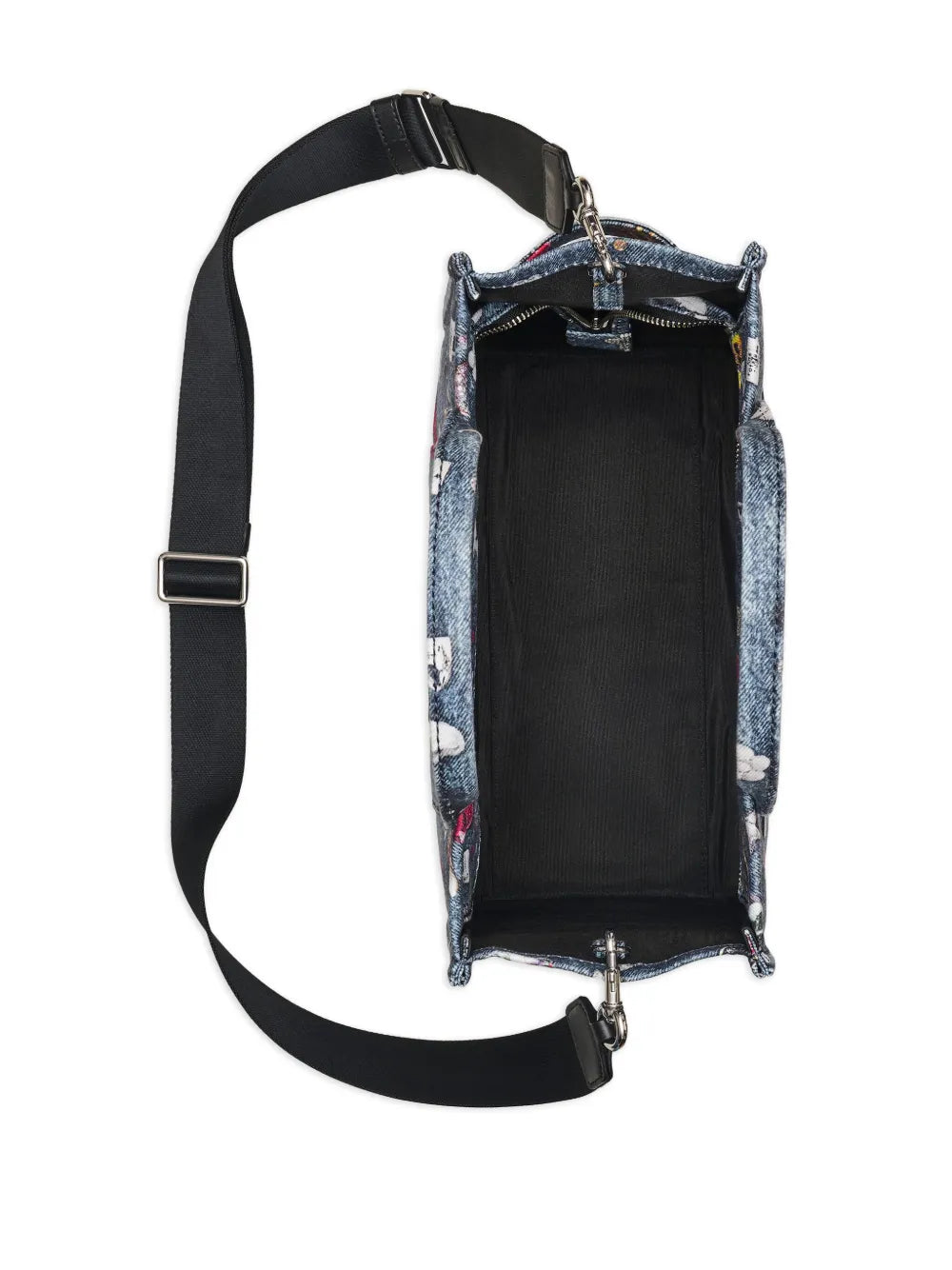 THE MEDIUM TOTE JEANS RICAMO