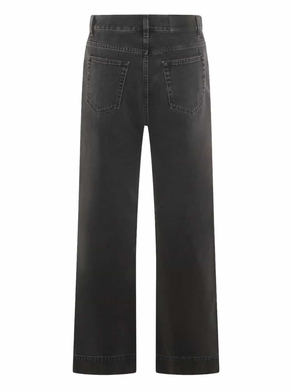 JEANS CORTI A VITA ALTA IN DENIM