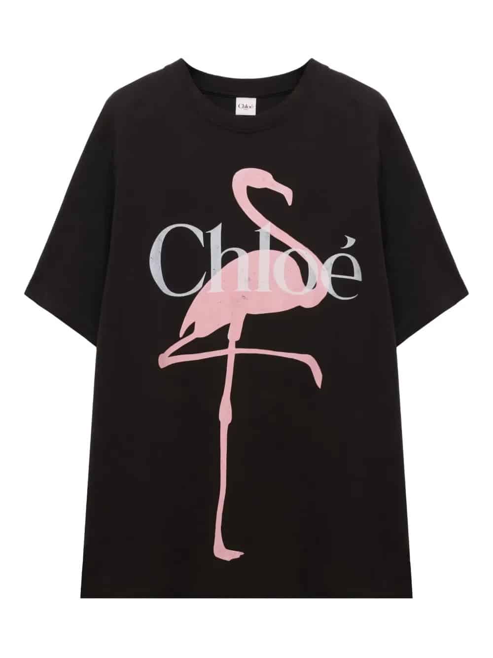 T-SHIRT AMPIA CON LOGO IN JERSEY DI COTONE