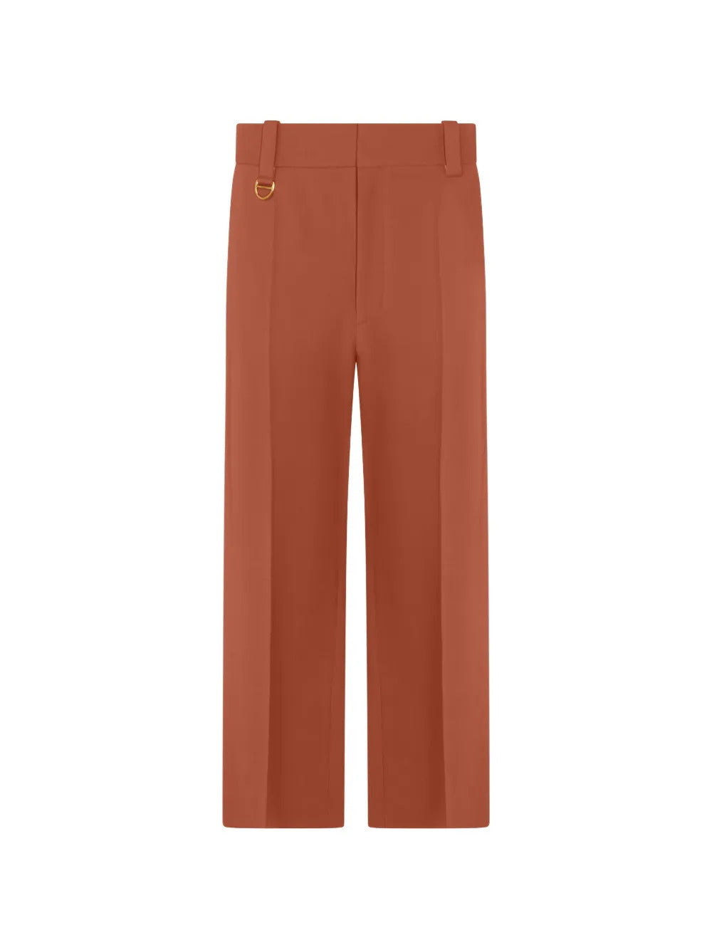 PANTALONI BOOTCUT SVASATI IN GABARDINE DI LANA