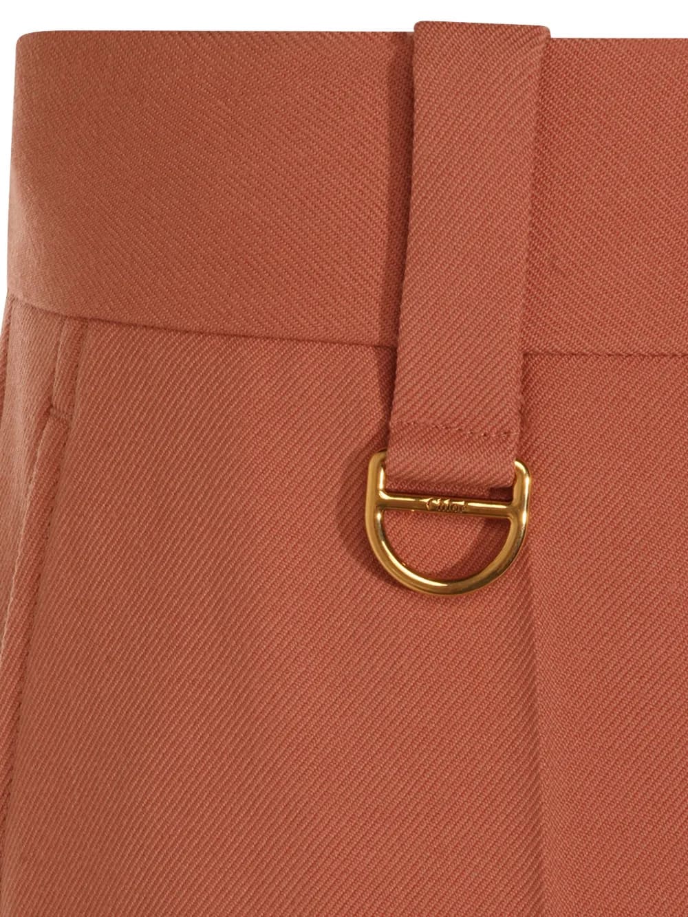 PANTALONI BOOTCUT SVASATI IN GABARDINE DI LANA