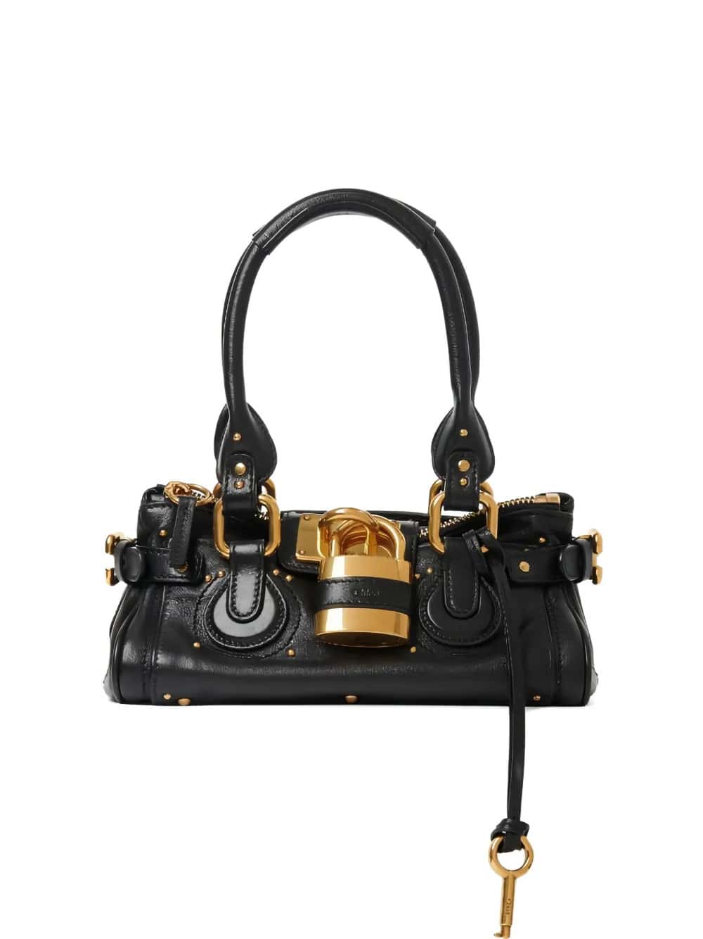 Borsa Paddington piccola in pelle granata