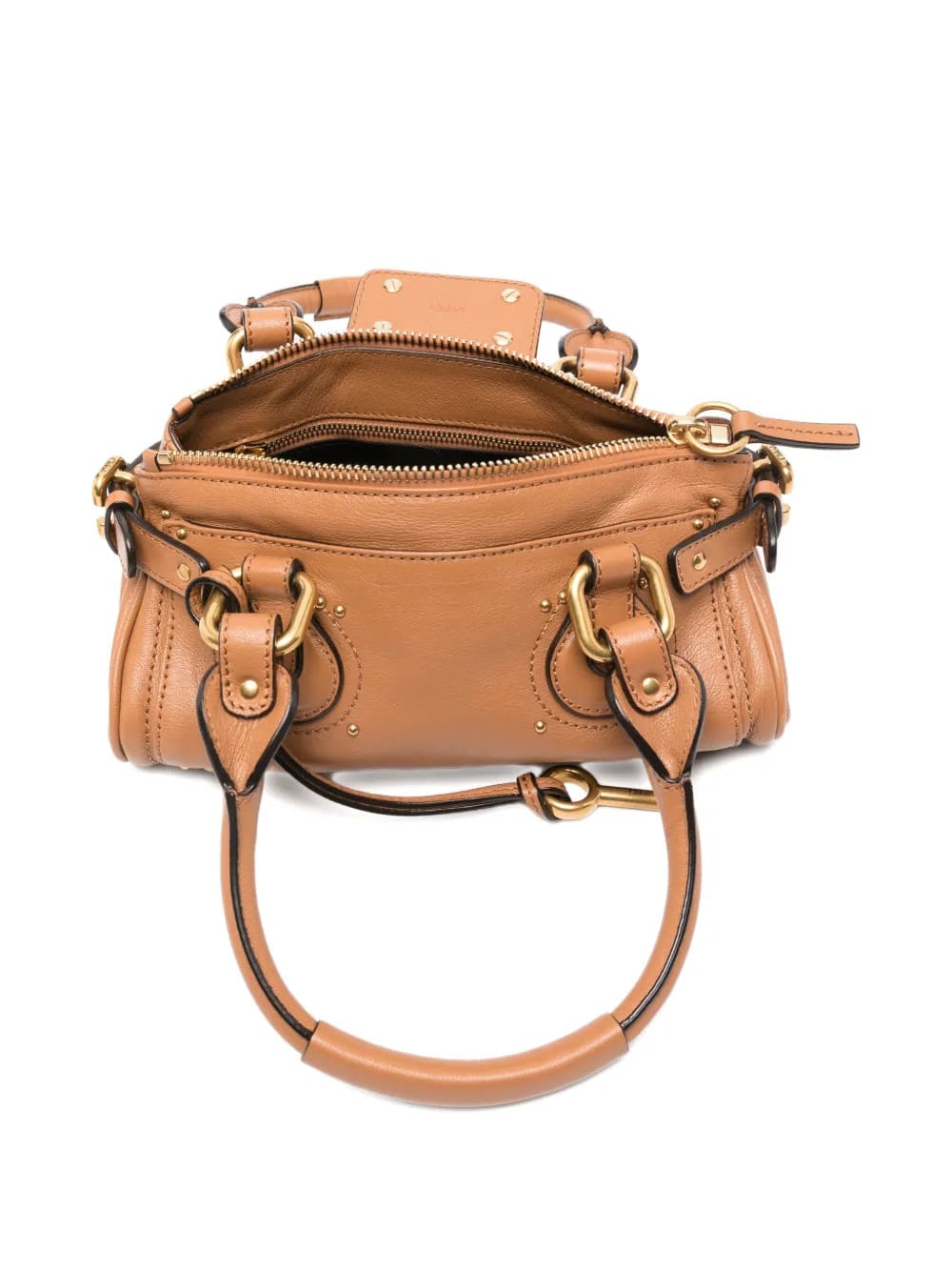 Borsa Paddington in pelle granata