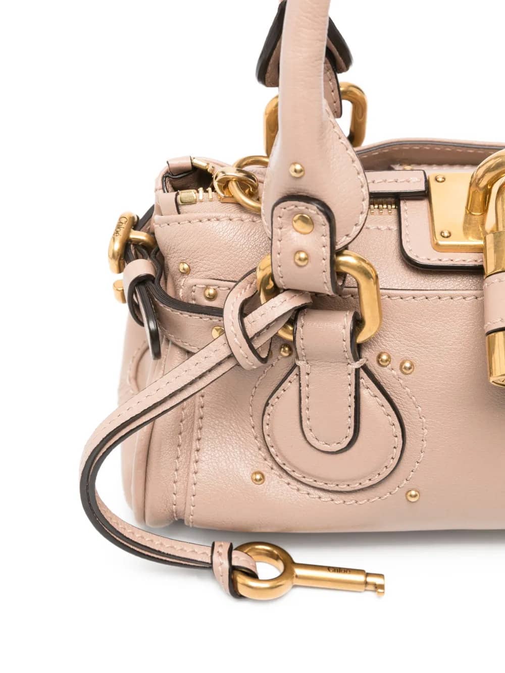 Borsa Paddington in pelle granata