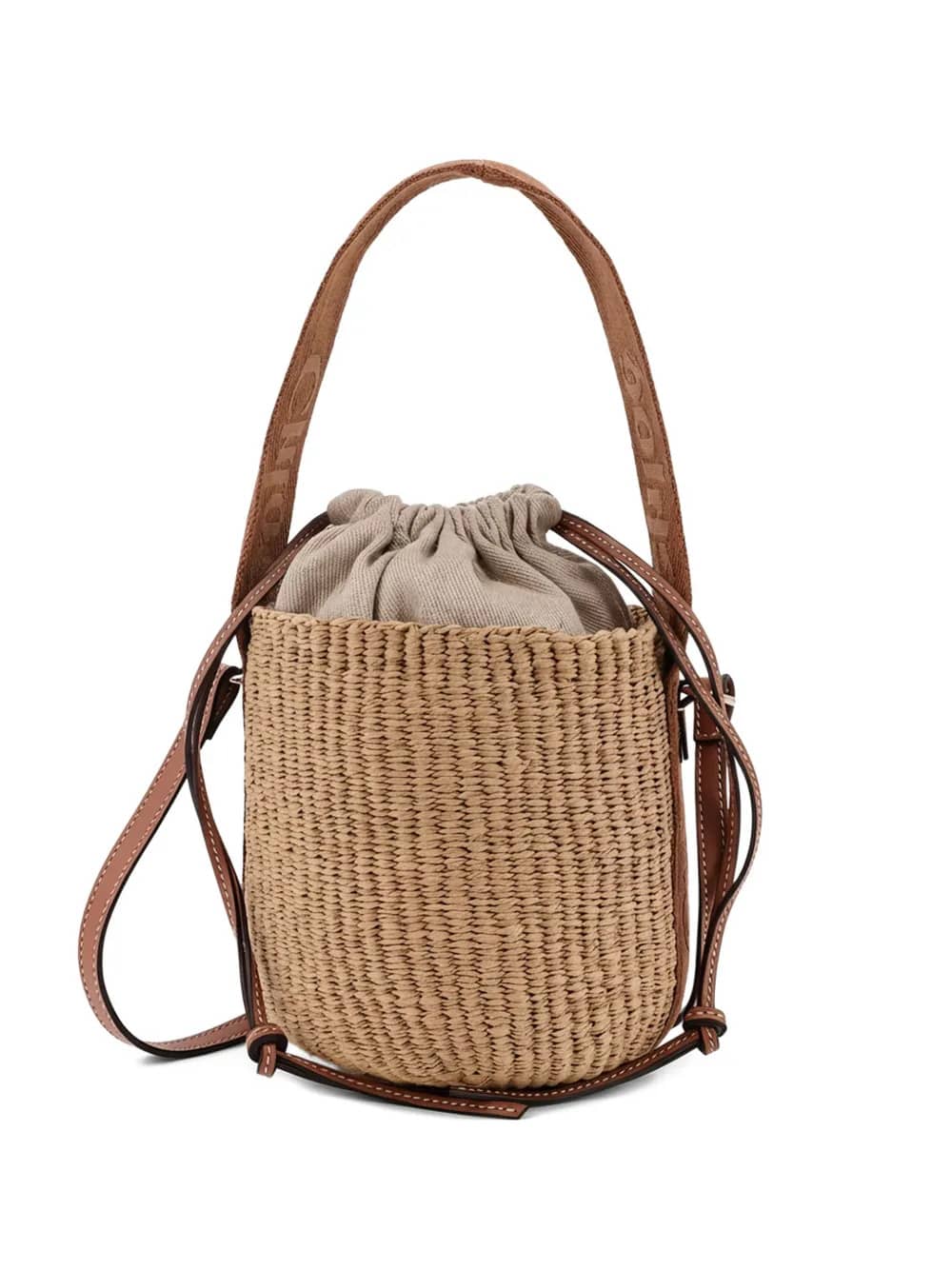 Borsa cesto Woody piccola in fibre naturali