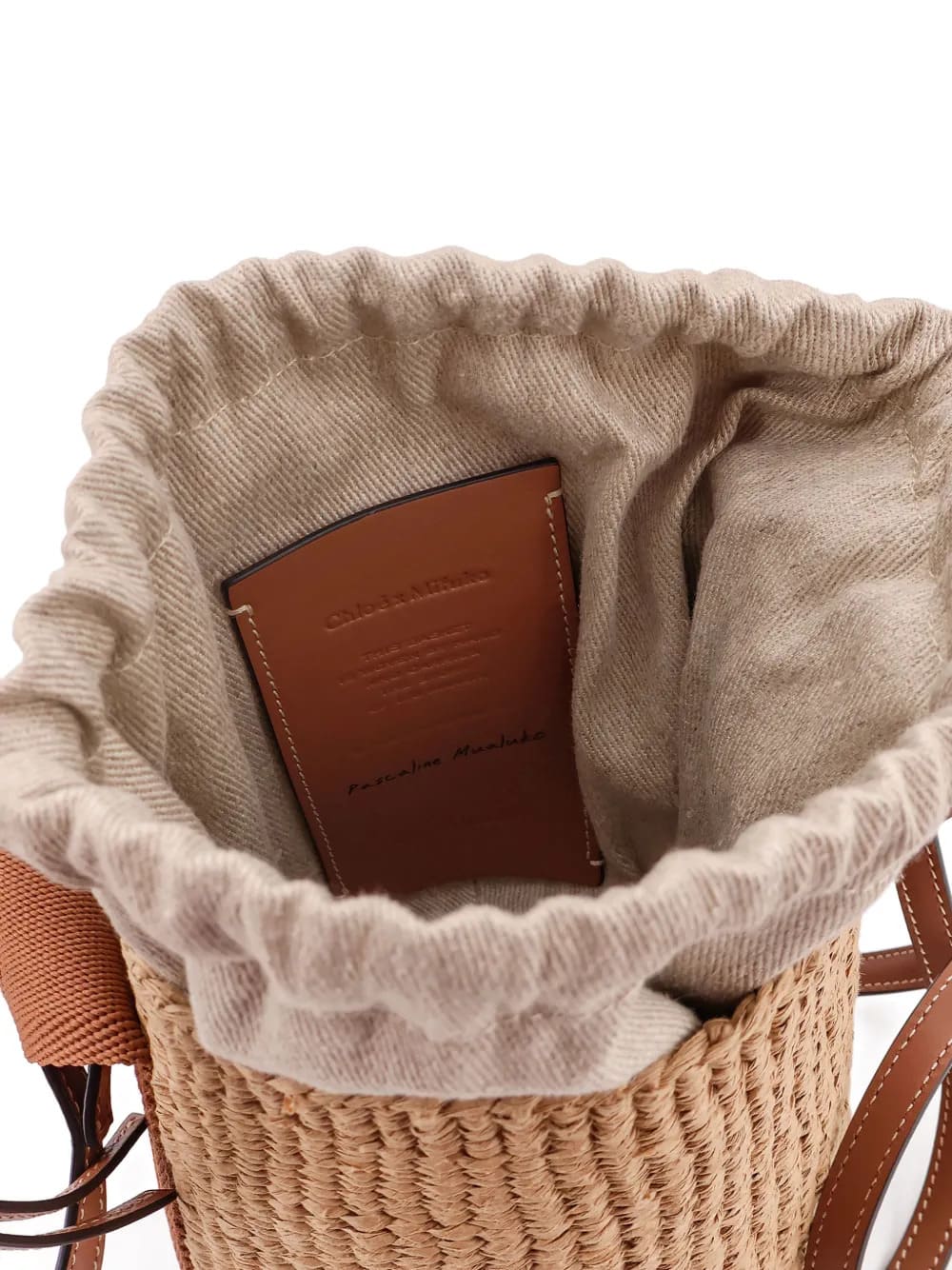 Borsa cesto Woody piccola in fibre naturali