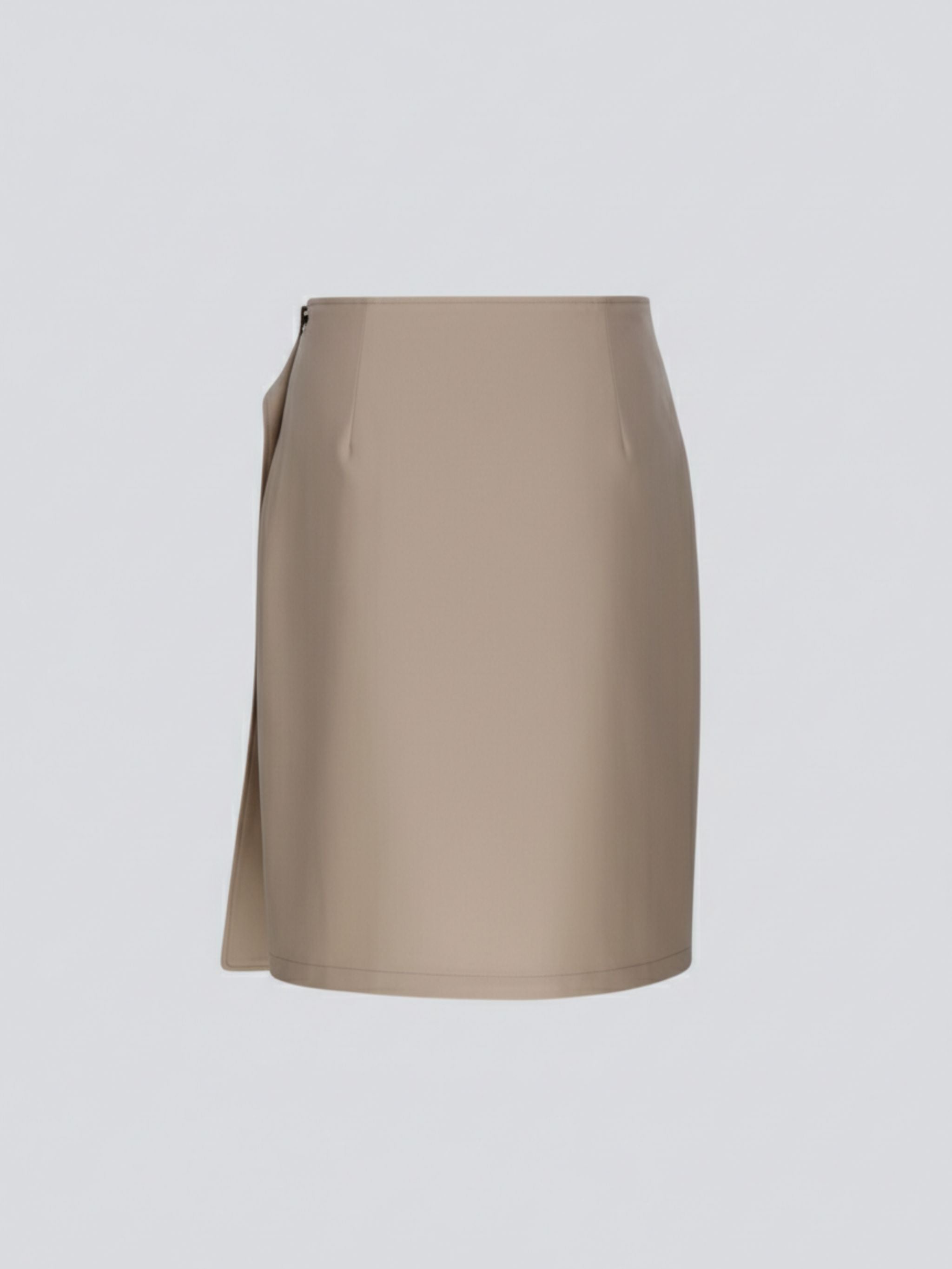 BUCKLE COTTON SKIRT