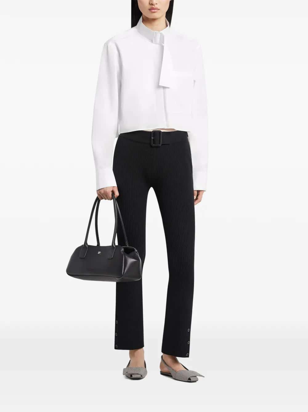 CAPRI RIB KNIT PANTS