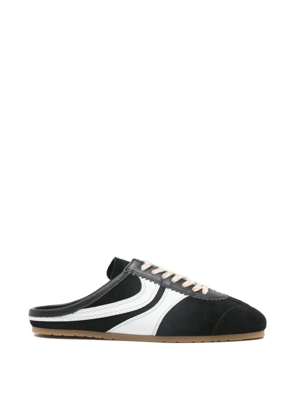 Sneakers in pelle scamosciata