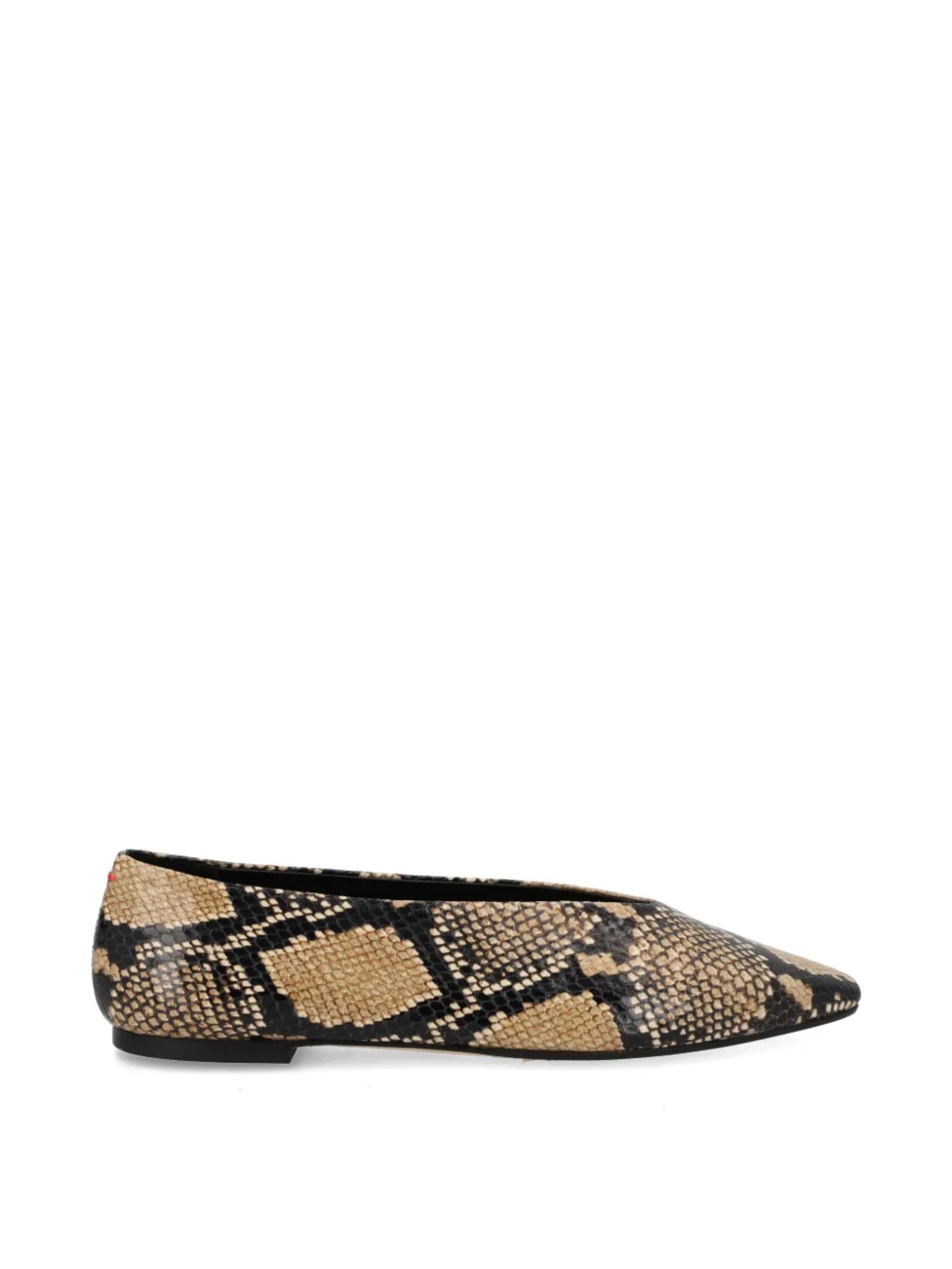 Ballerine Betty con stampa serpente