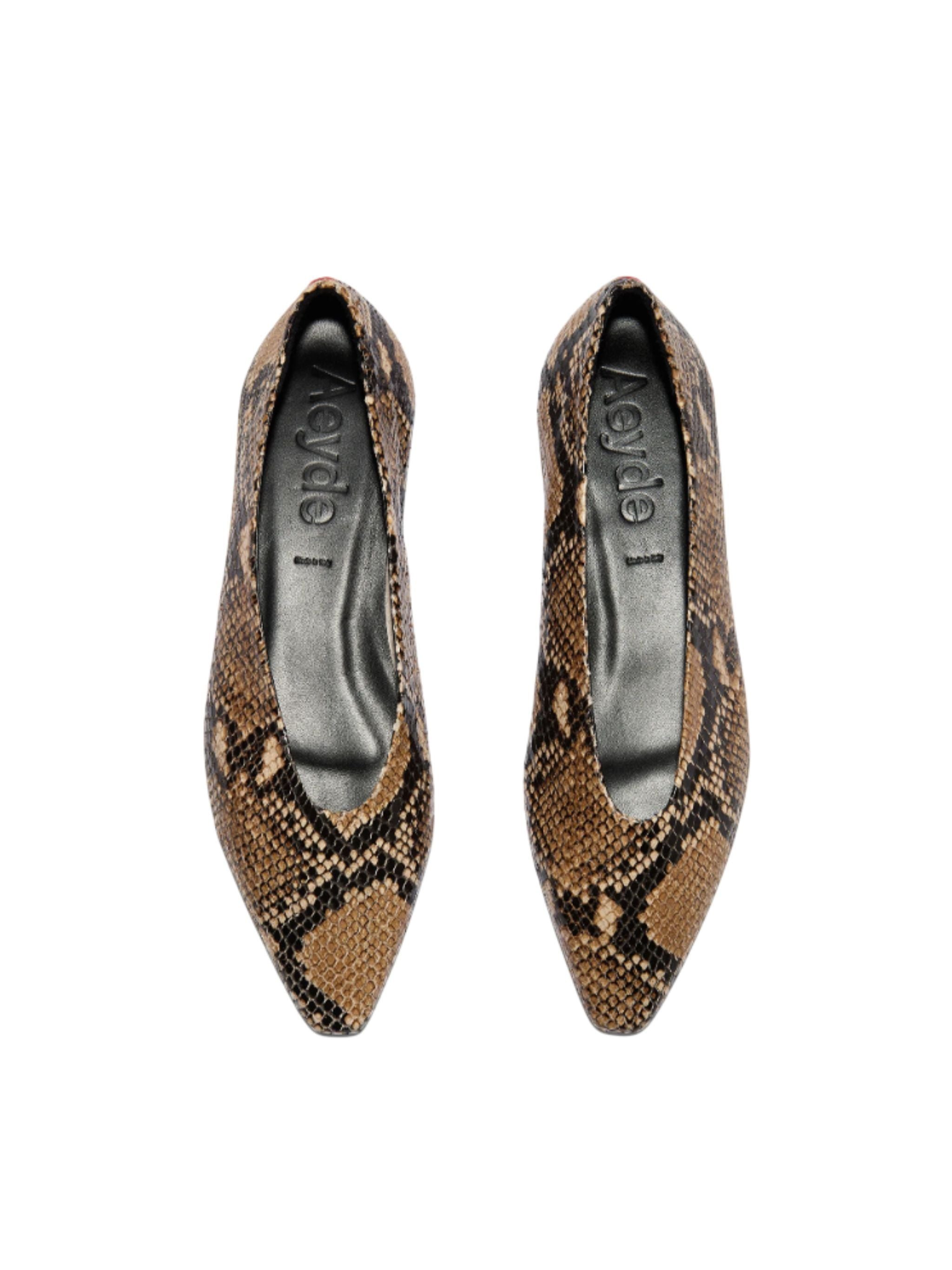 Ballerine Betty con stampa serpente