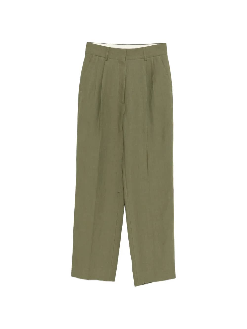 Pantaloni con design a pieghe