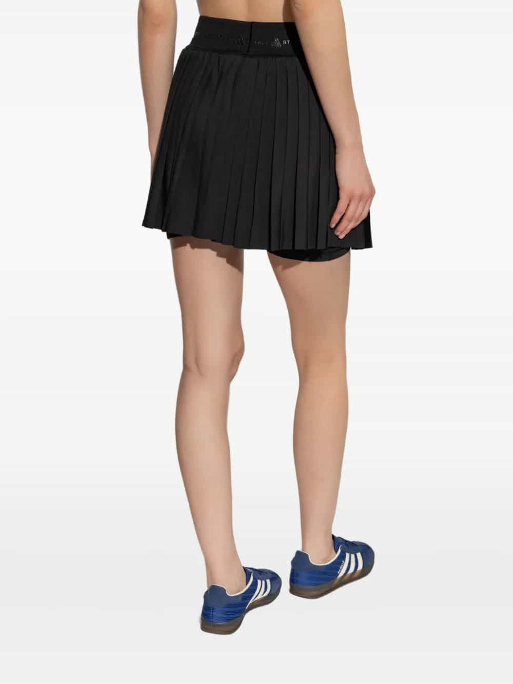 Minigonna plissettata con logo by Adidas x Stella Mccartney