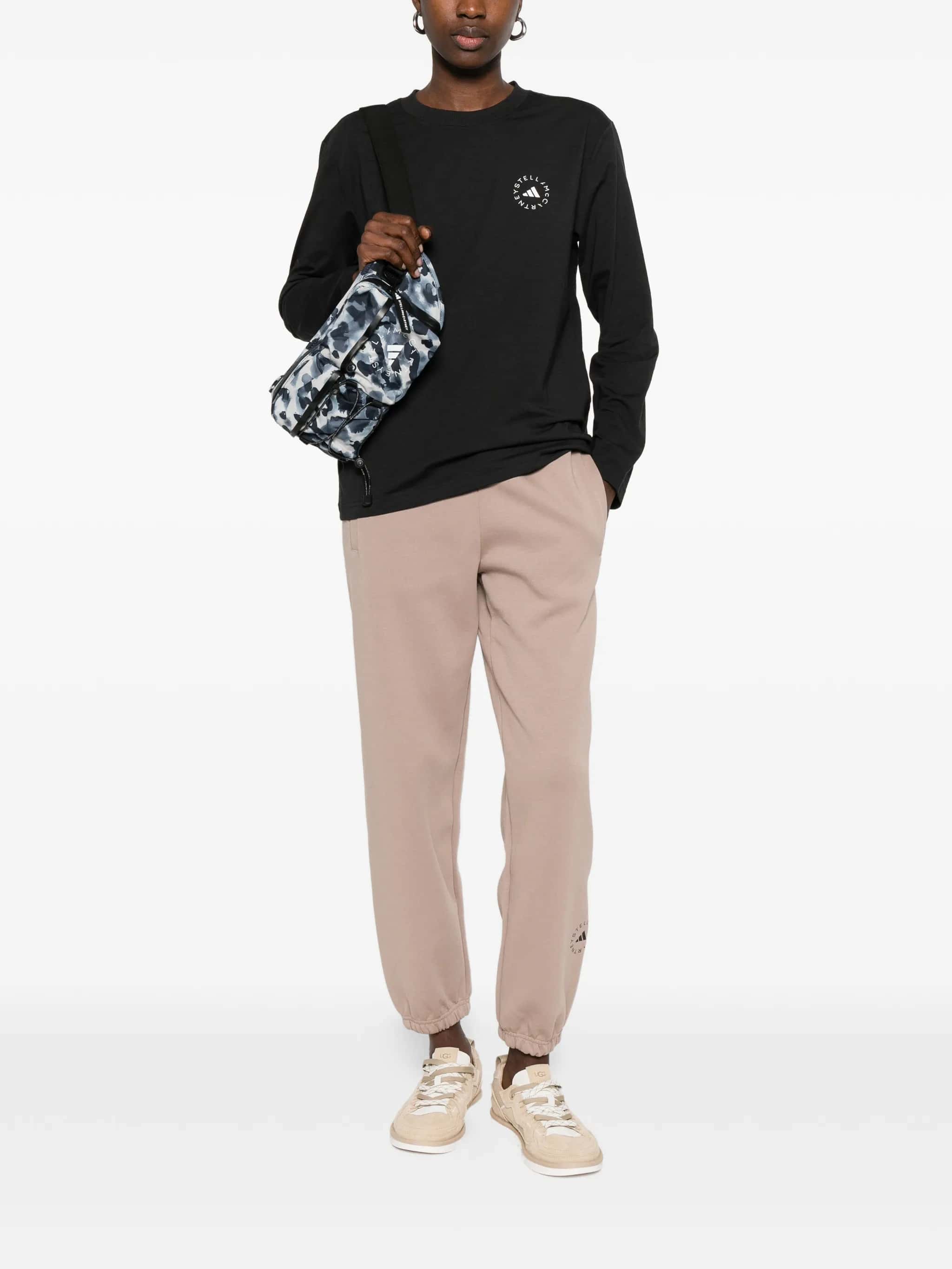 Maglietta a maniche lunghe con  logo Adidas Stella Mccartney