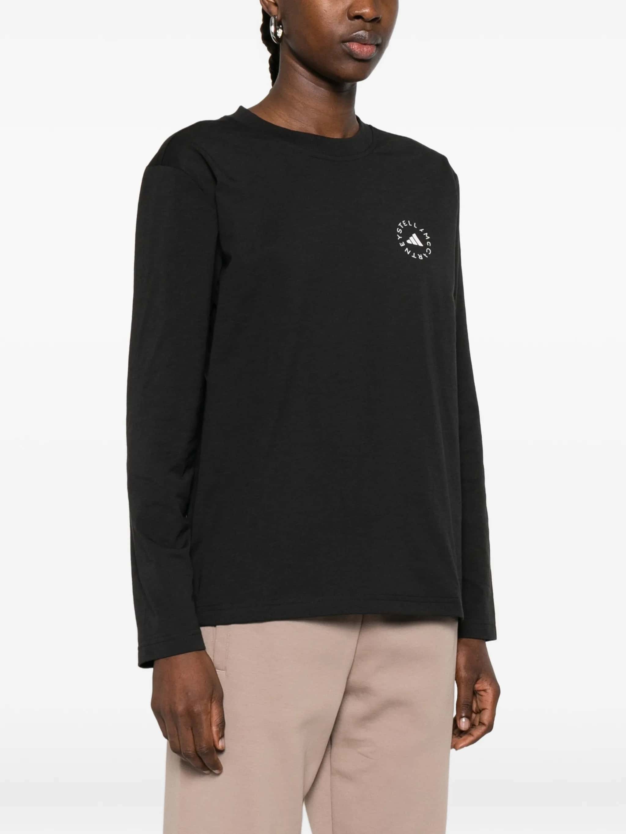 Maglietta a maniche lunghe con  logo Adidas Stella Mccartney