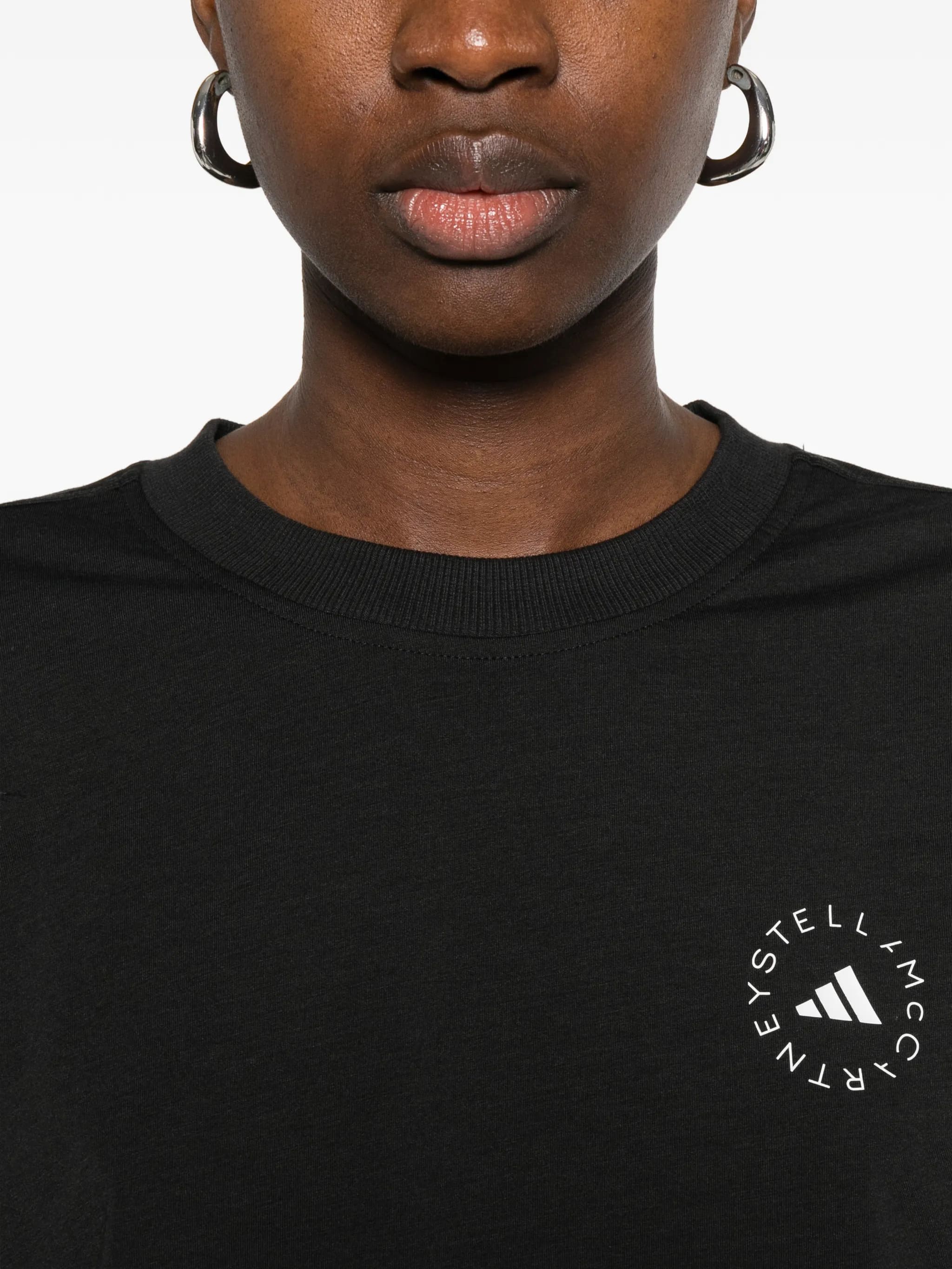 Maglietta a maniche lunghe con  logo Adidas Stella Mccartney