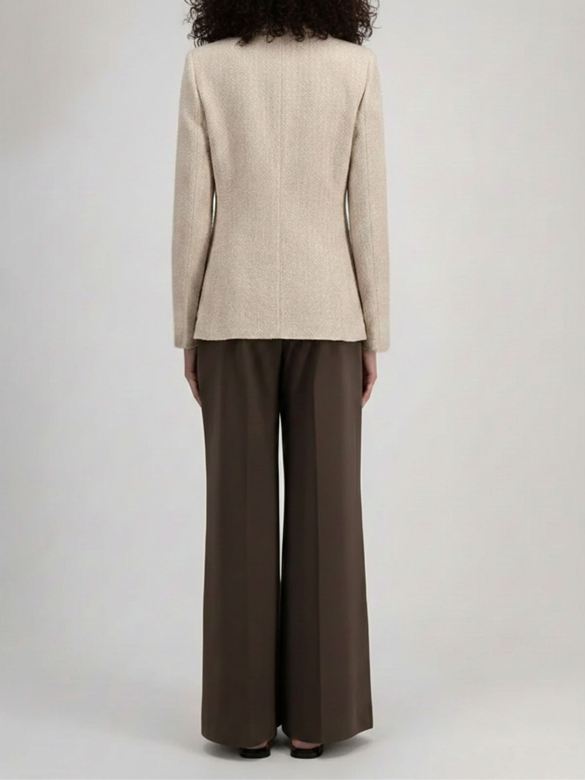 GIACCA DOPPIO PETTO TWEED FRISE`