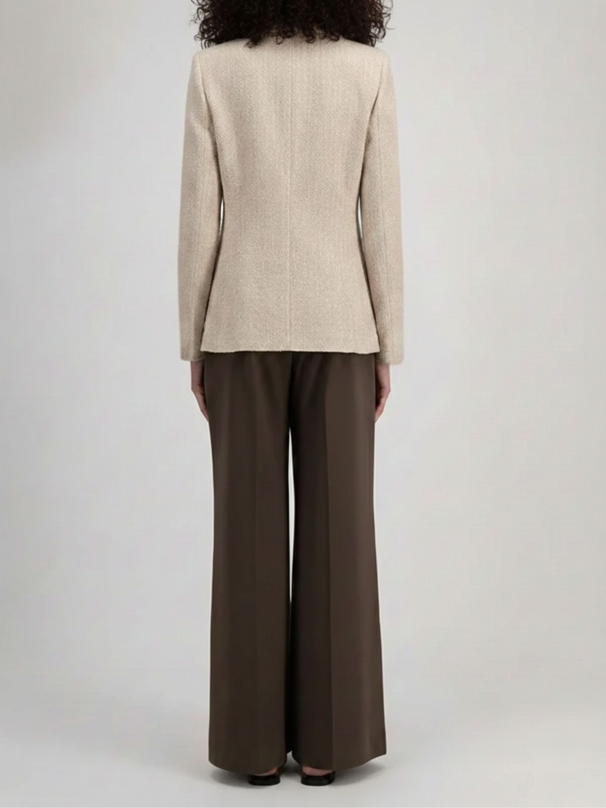 GIACCA DOPPIO PETTO TWEED FRISE`
