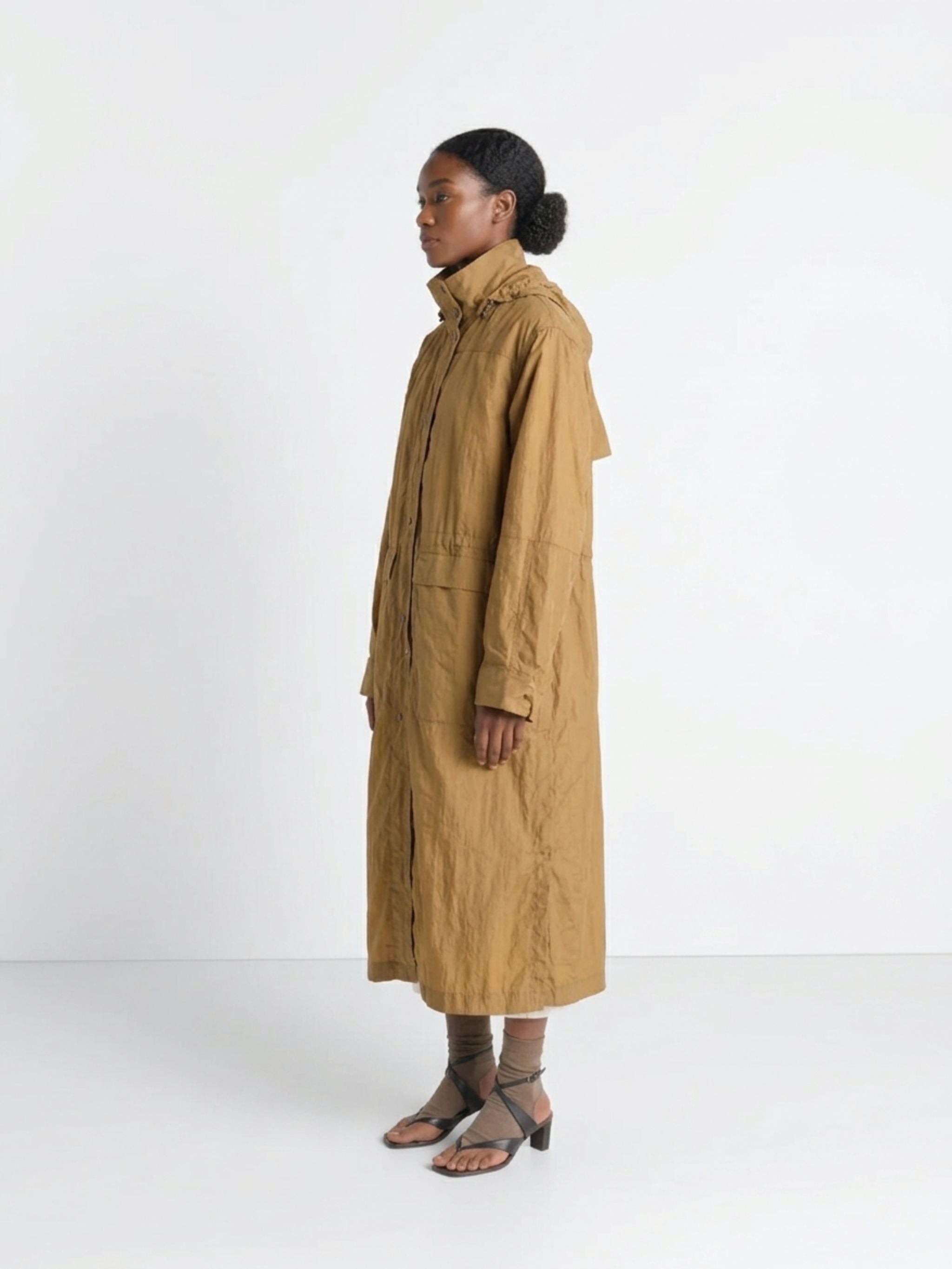 HOODED RAIN COAT LUNGO