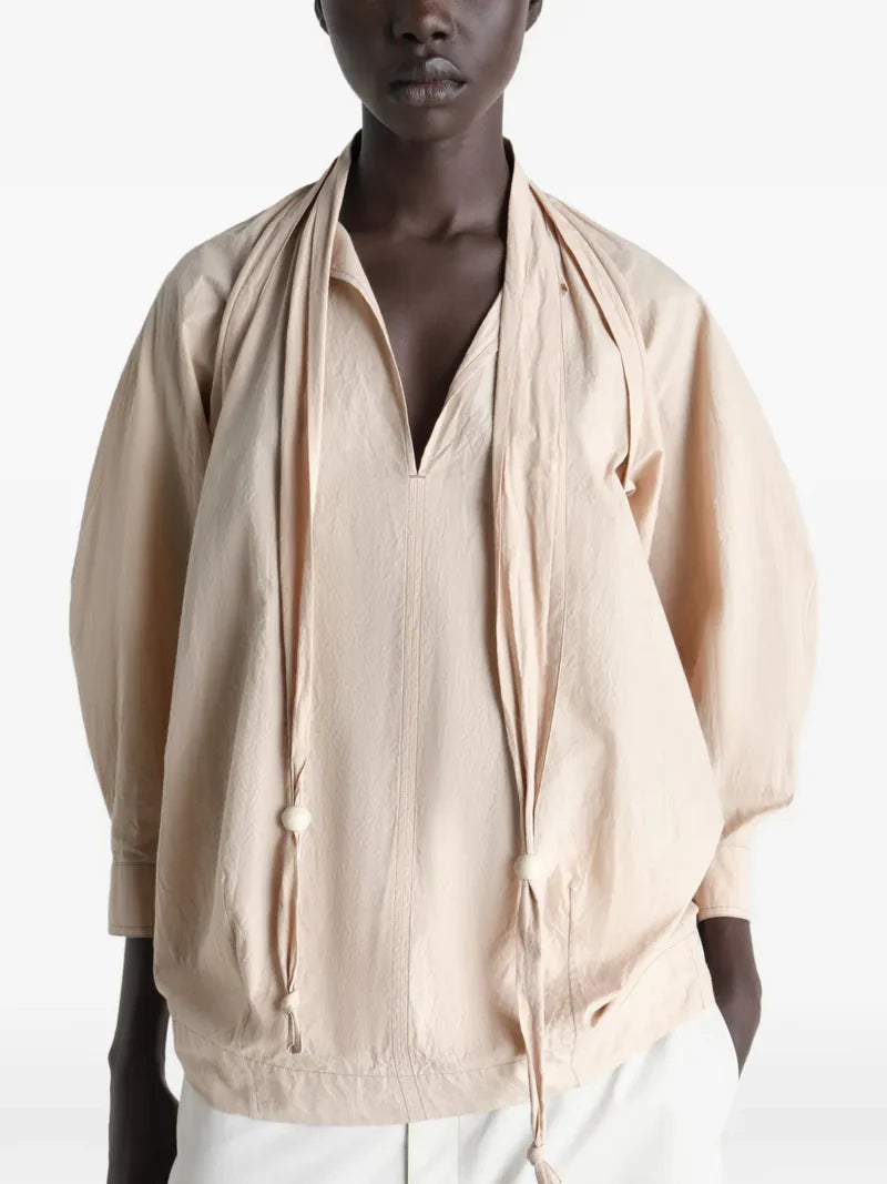 BLOUSE WITH SCARF