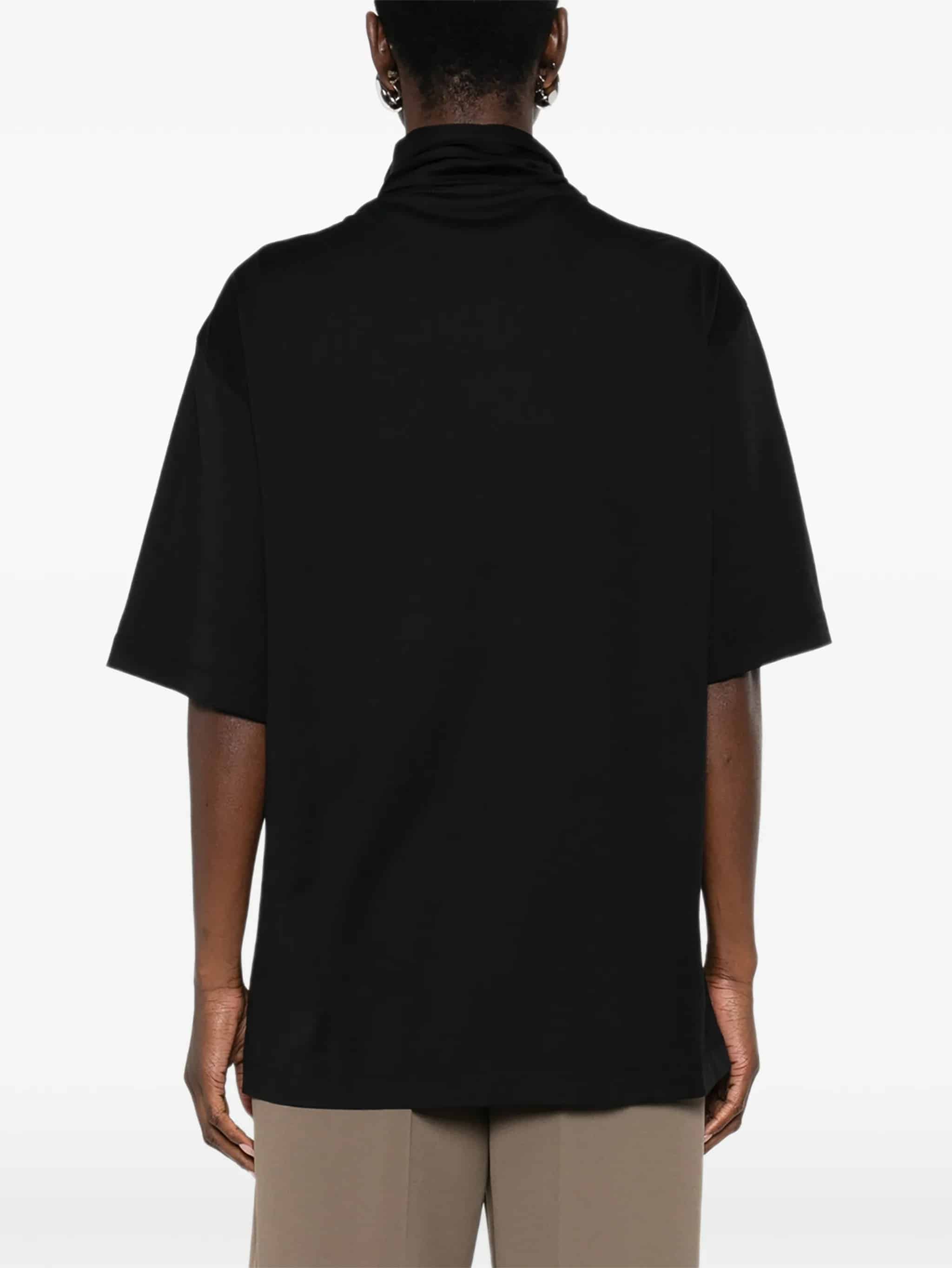 T-SHIRT CON FOULARD IN JERSEY