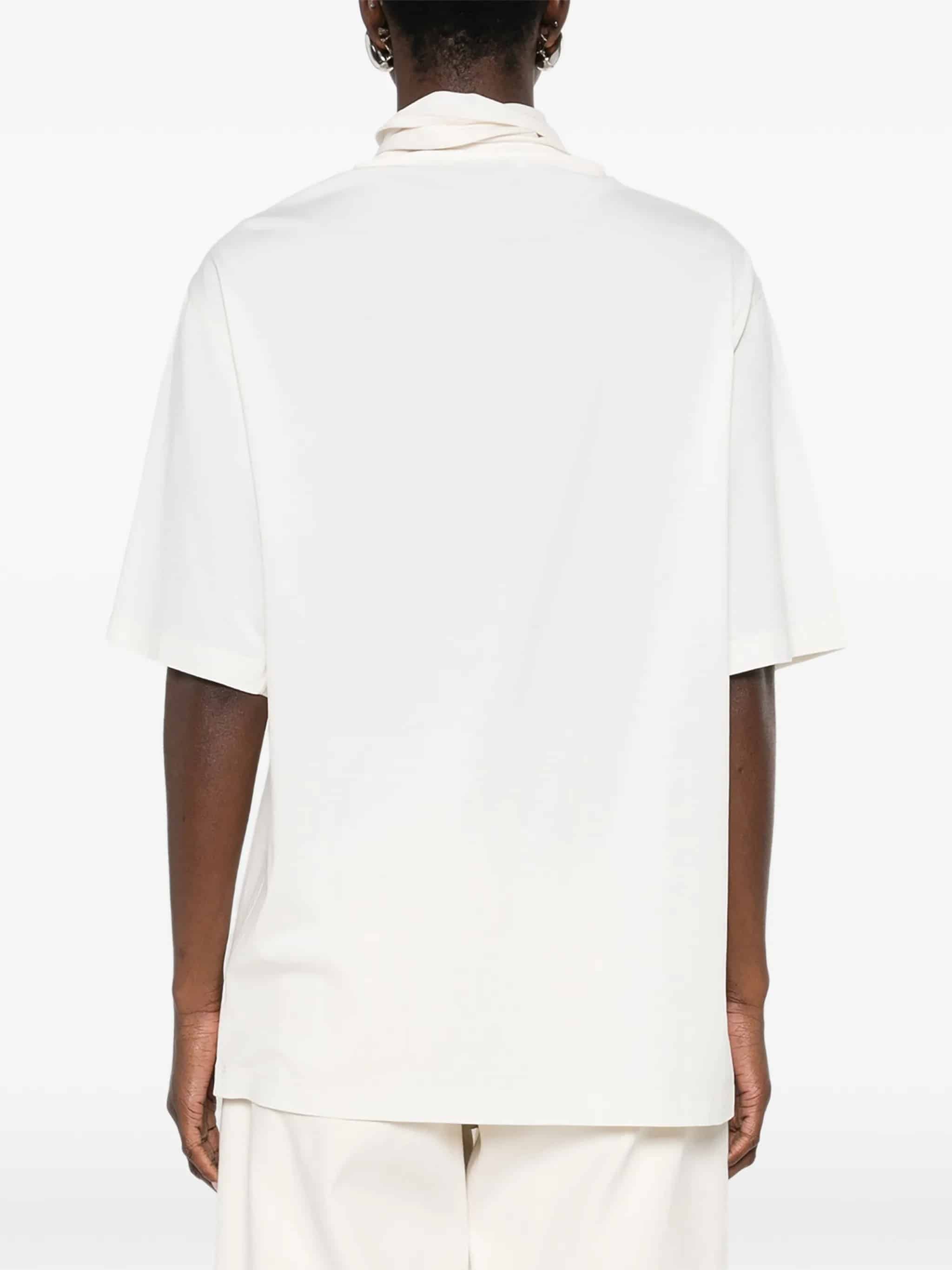 T-SHIRT CON FOULARD IN JERSEY