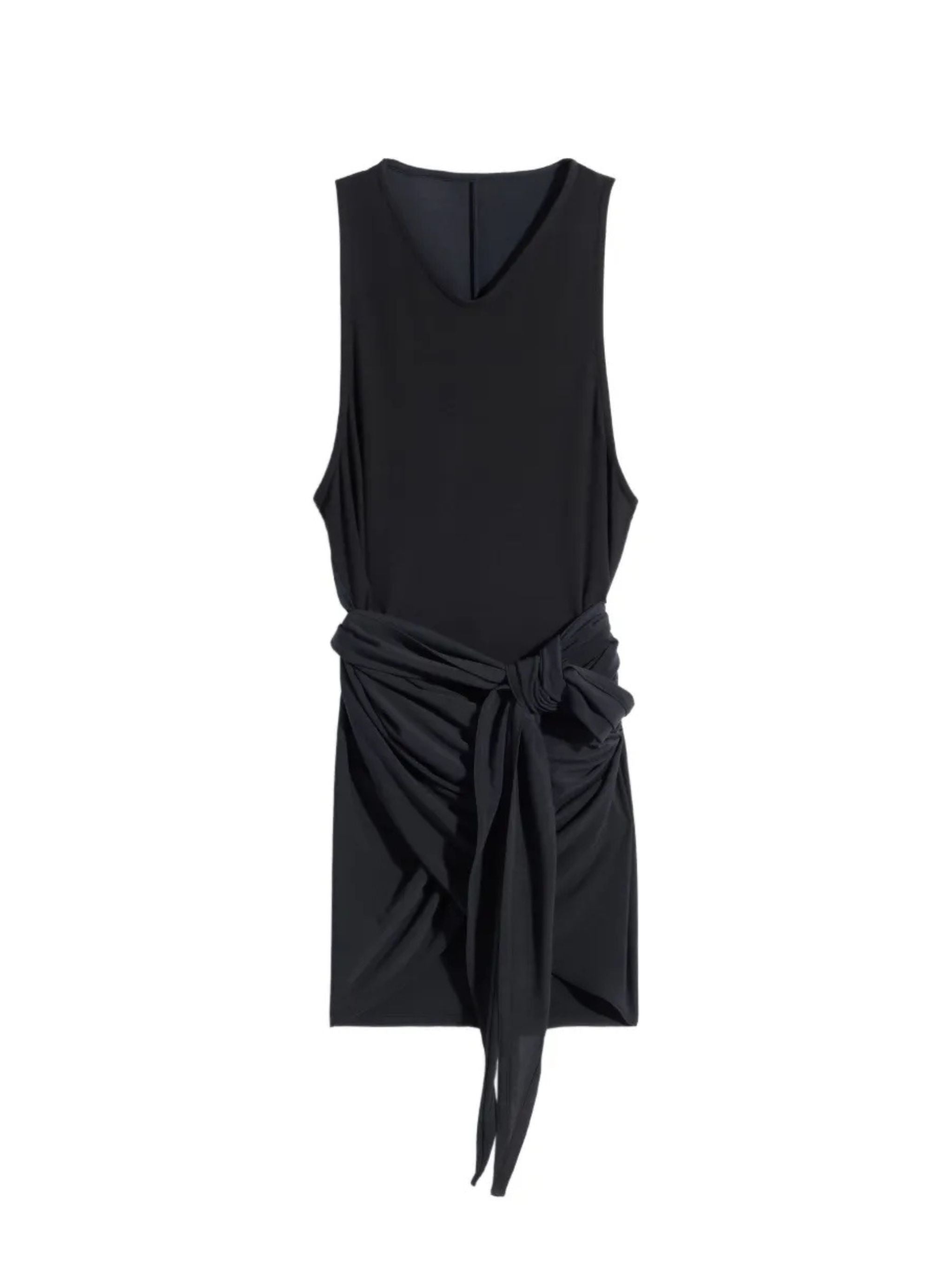 SLEEVELESS WRAP TOP