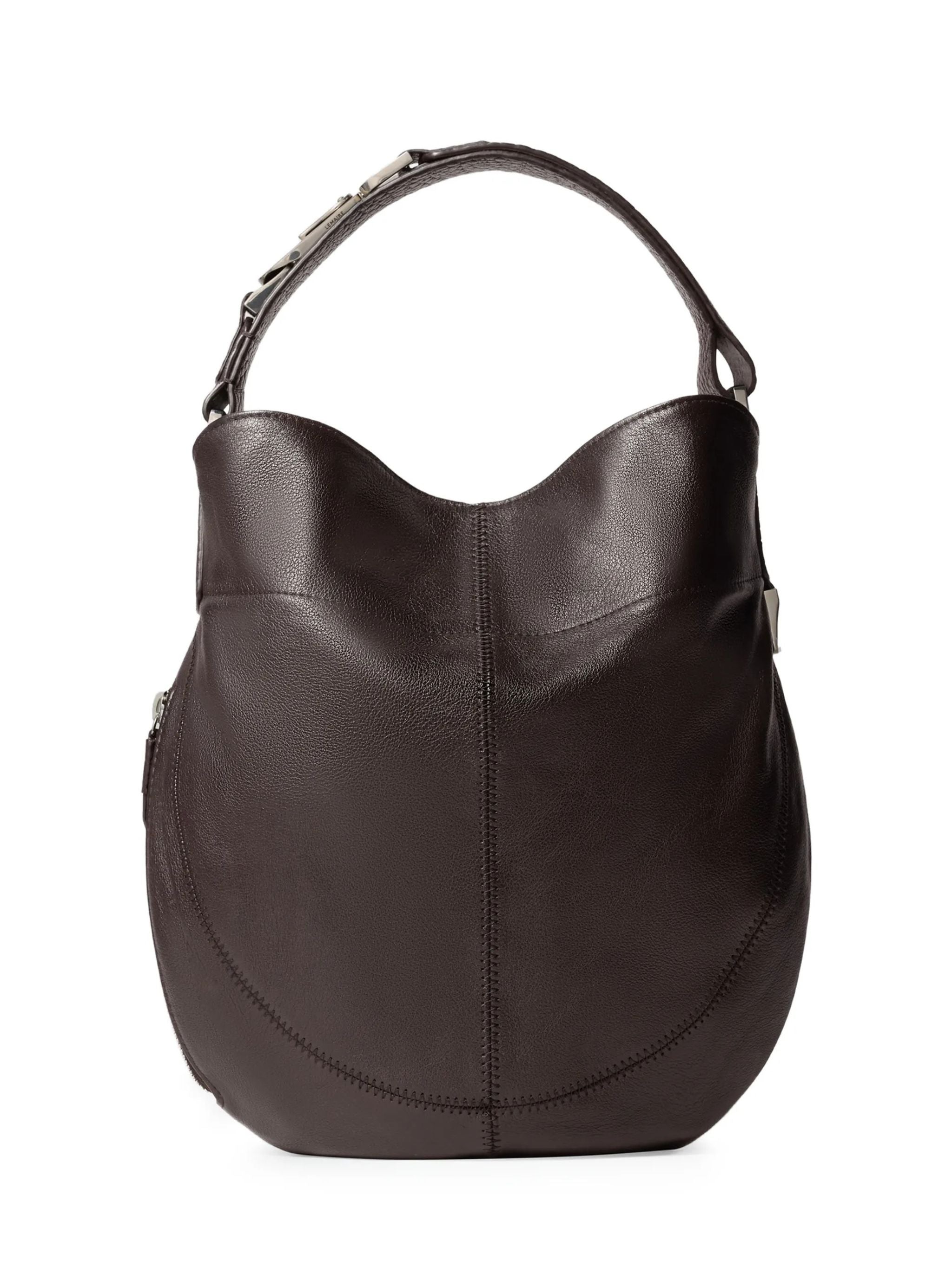 Borsa a clip Hobo Quiver in pelle