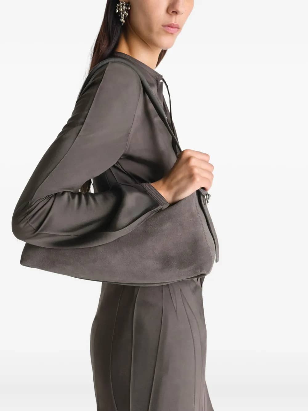 BELTED BAGUETTE BAG
