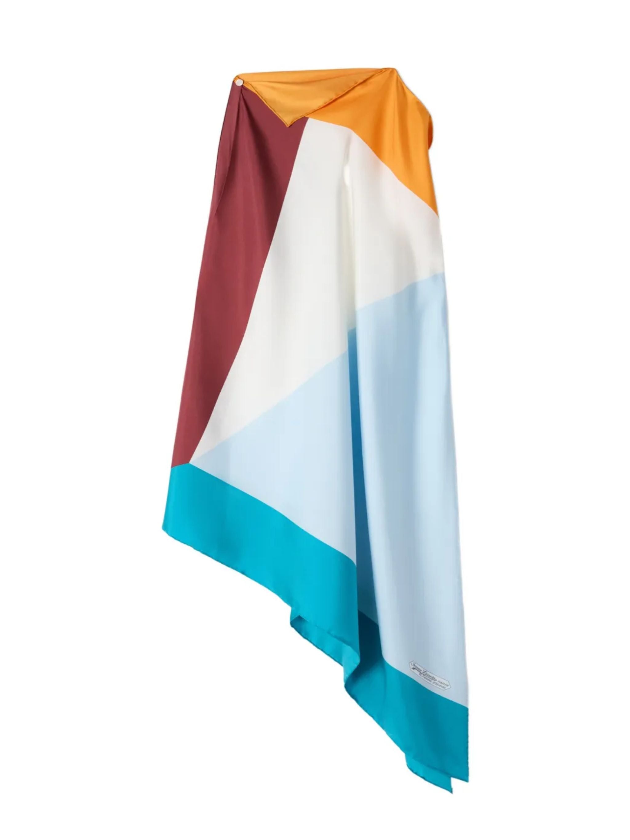 TOP MULTICOLOR IN SETA
