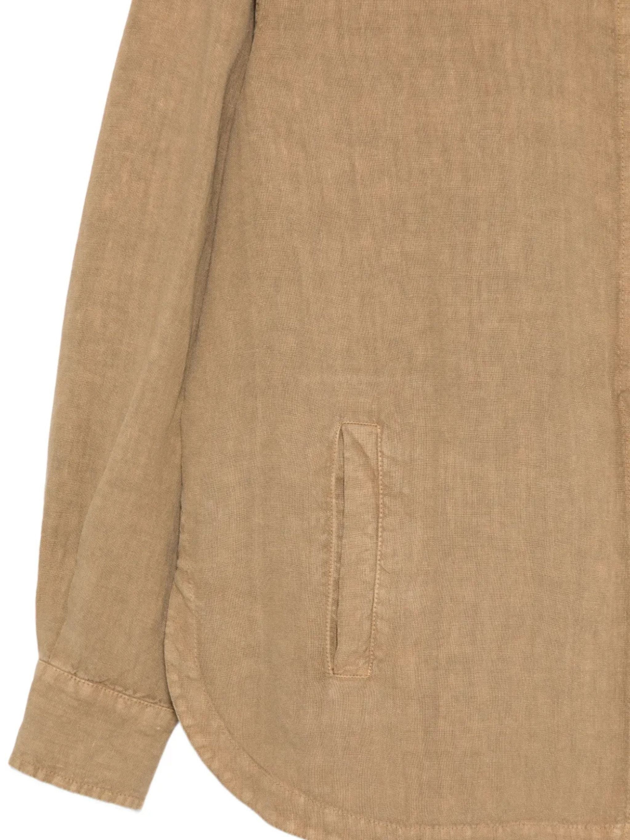 Giacca camicia in lino
