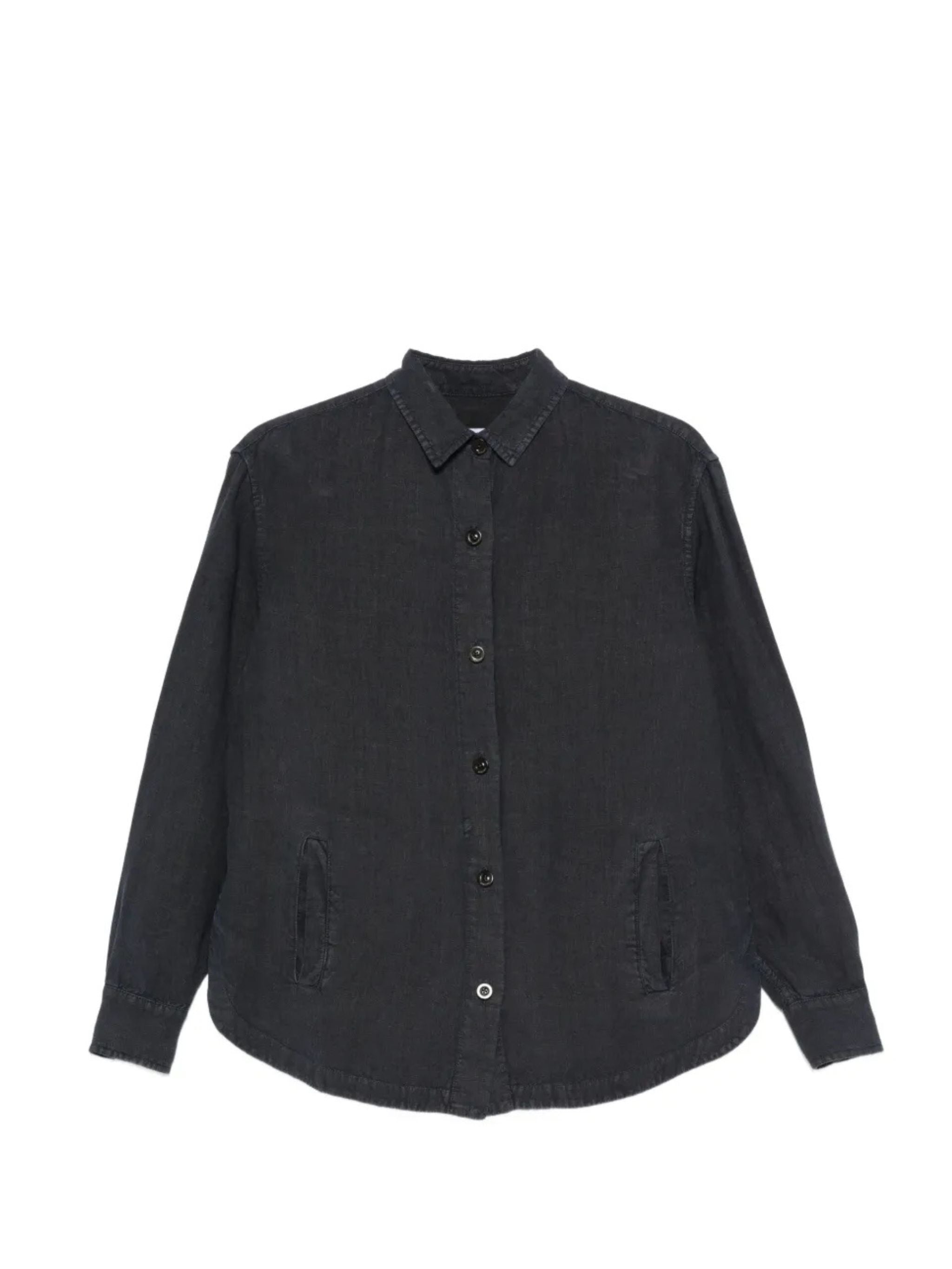 Giacca camicia in lino
