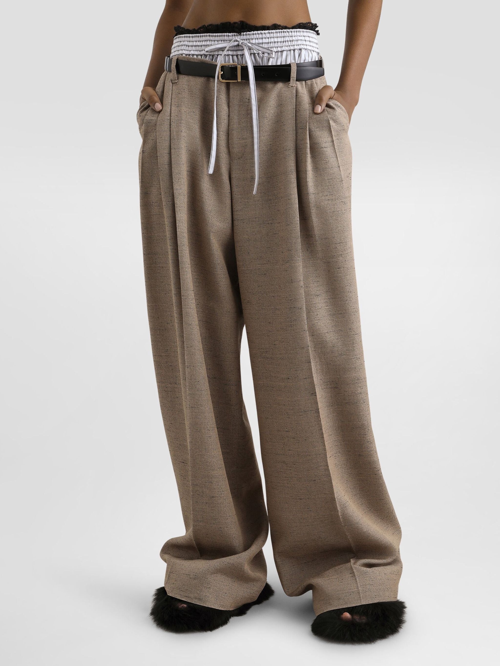 PANTALONI DOPPIA PINCE