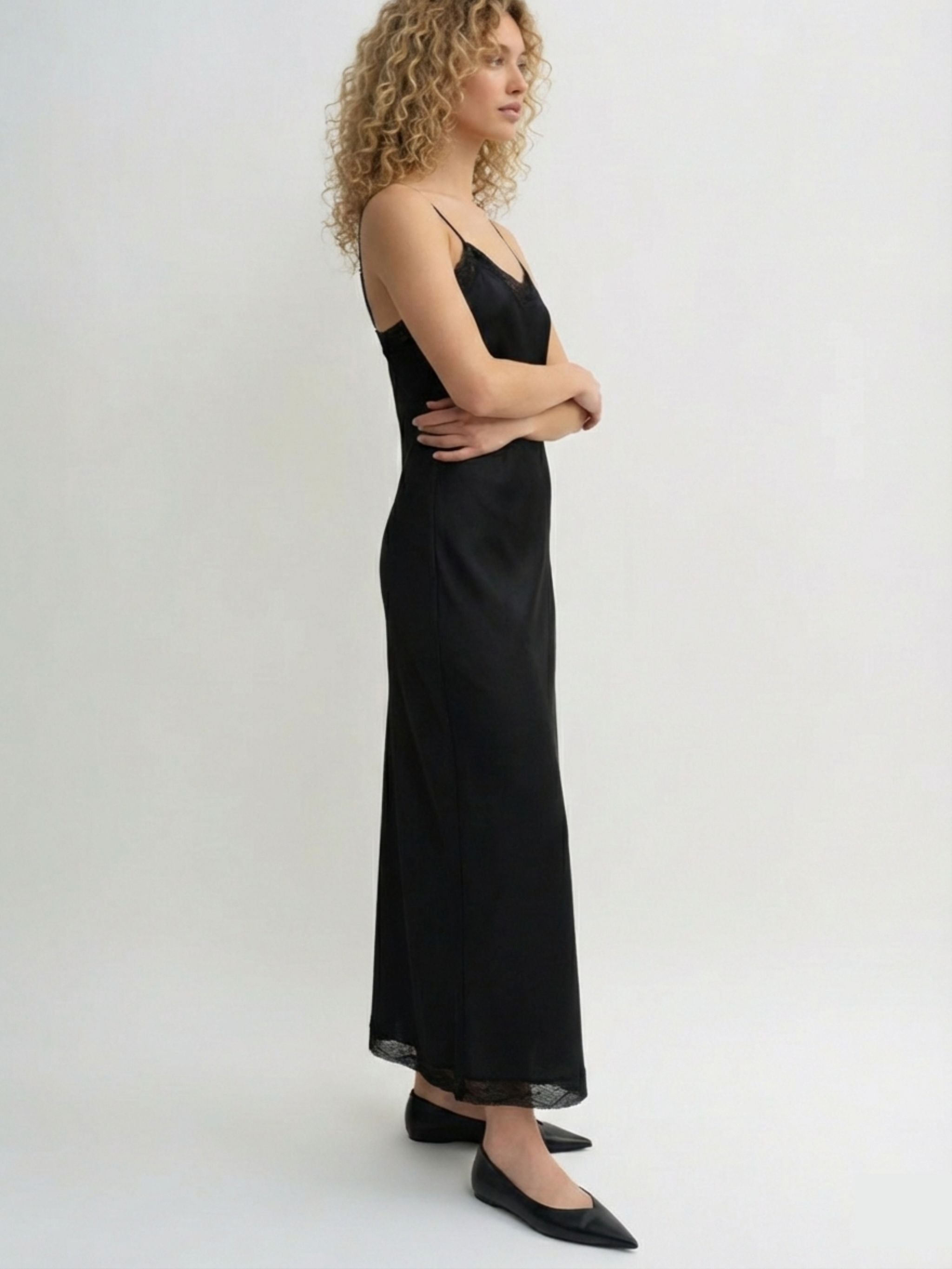SATIN SLIP DRESS