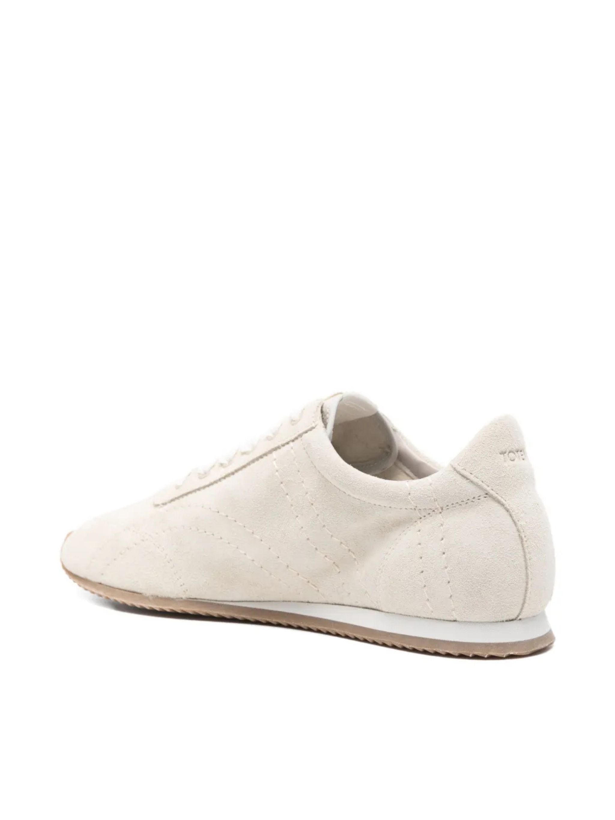 Sneakers Flex in pelle scamosciata Stone