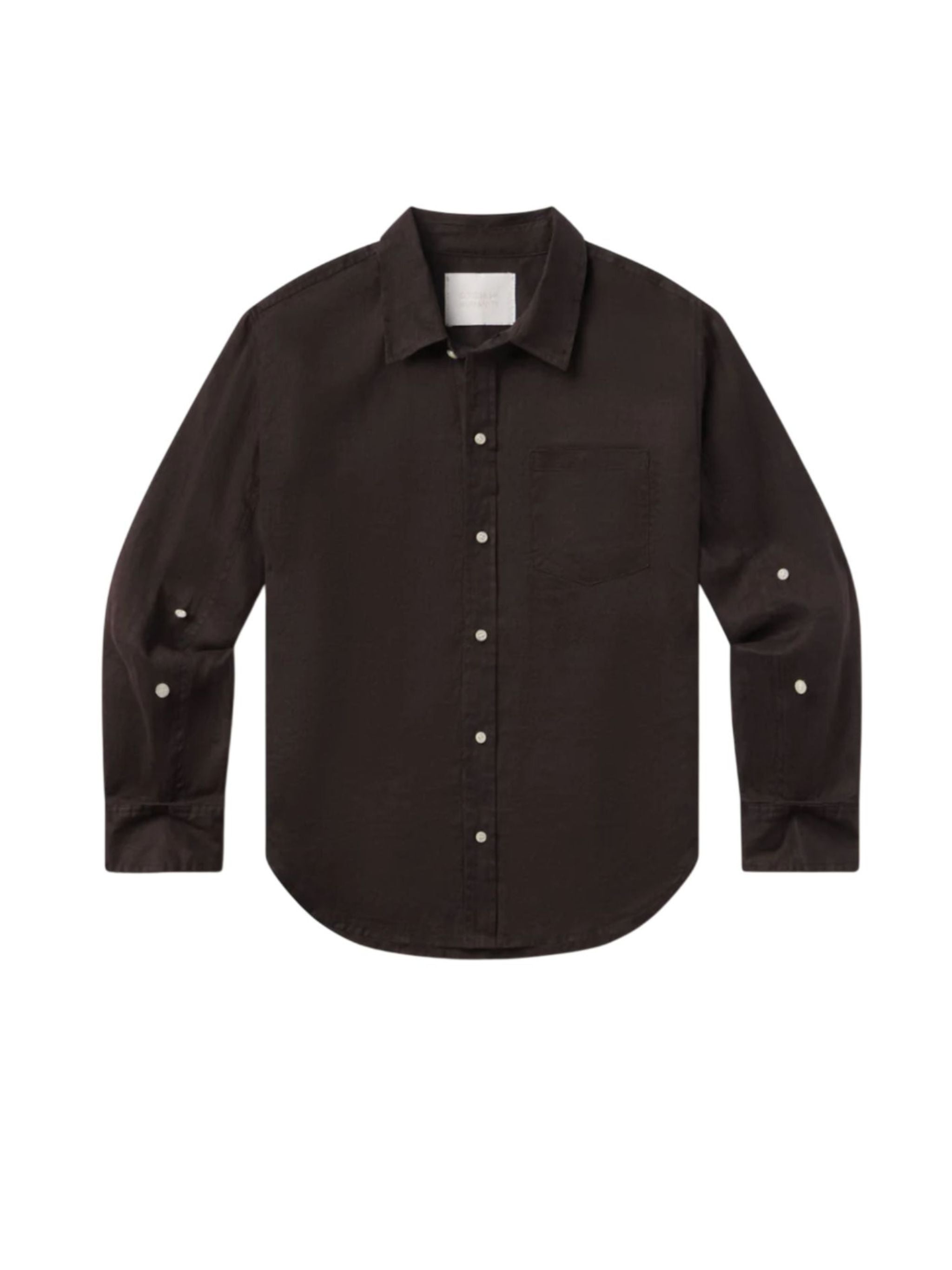 Kayla Shrunken Linen Shirt